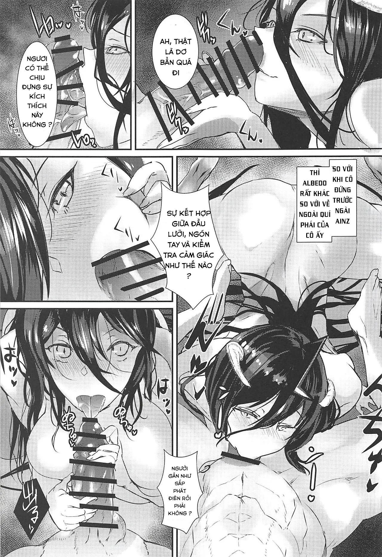 HentaiVN.net - Ảnh 5 - Albedo’s Frustration [Albedo Yokkyuu Fuman] - Oneshot