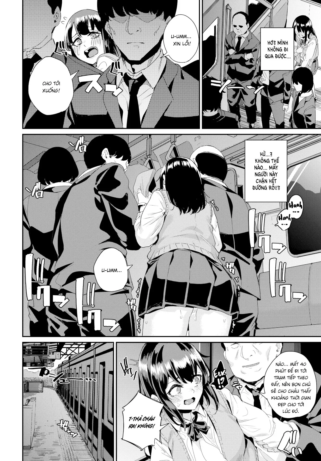 HentaiVN.net - Ảnh 10 - Chuyến tàu tốc hành [Hand of Salvation] - Oneshot [Không che]