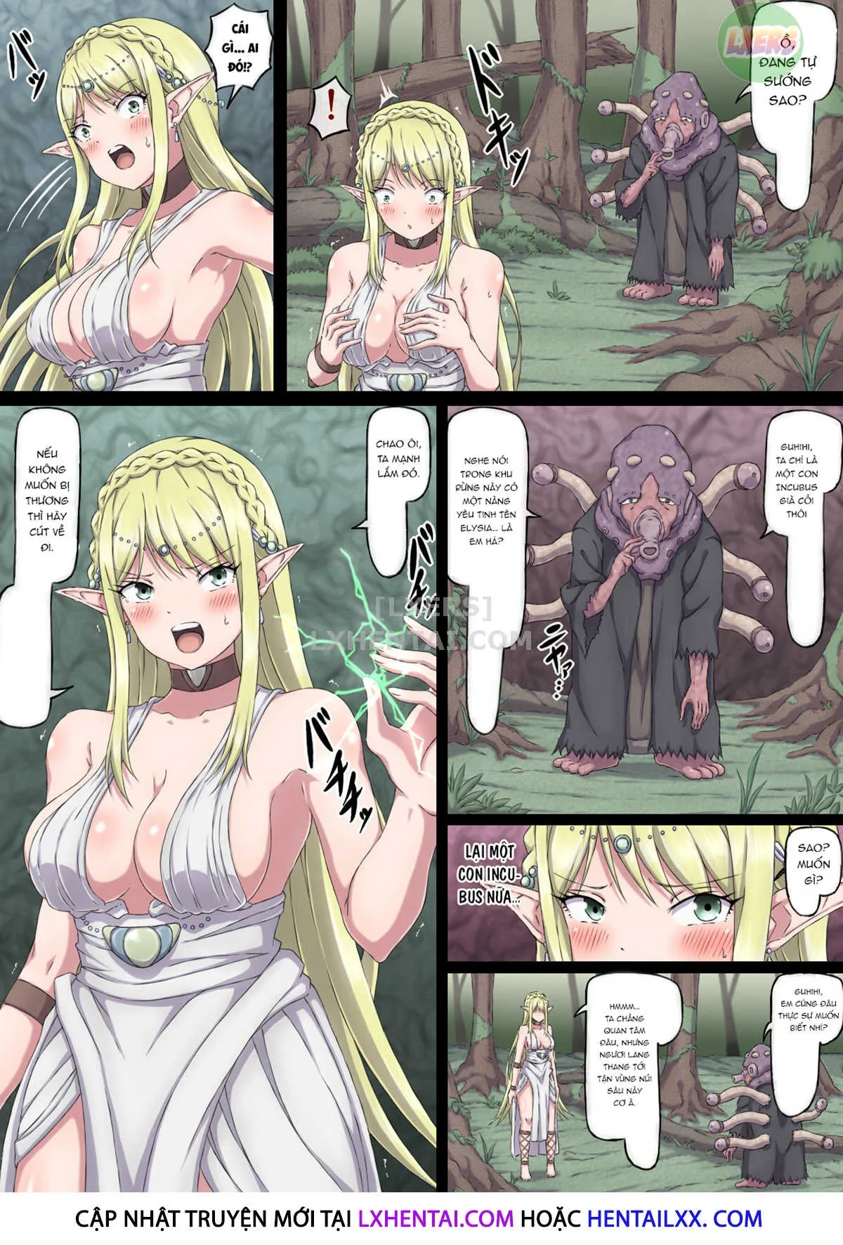 HentaiVN.net - Ảnh 11 - Elysia - The Targeted Female Elf [Nerawareta Onna Elf Elisia] - Oneshot