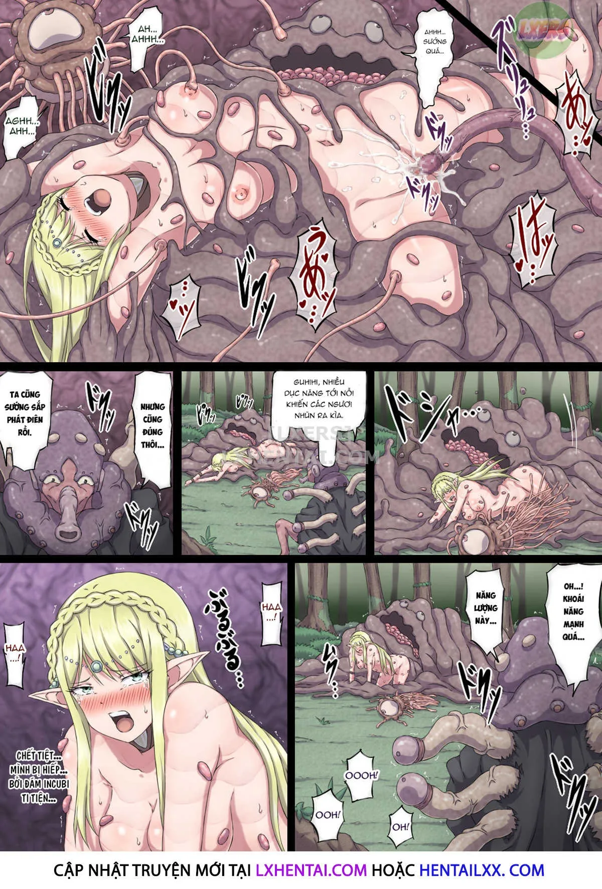 HentaiVN.net - Ảnh 42 - Elysia - The Targeted Female Elf [Nerawareta Onna Elf Elisia] - Oneshot