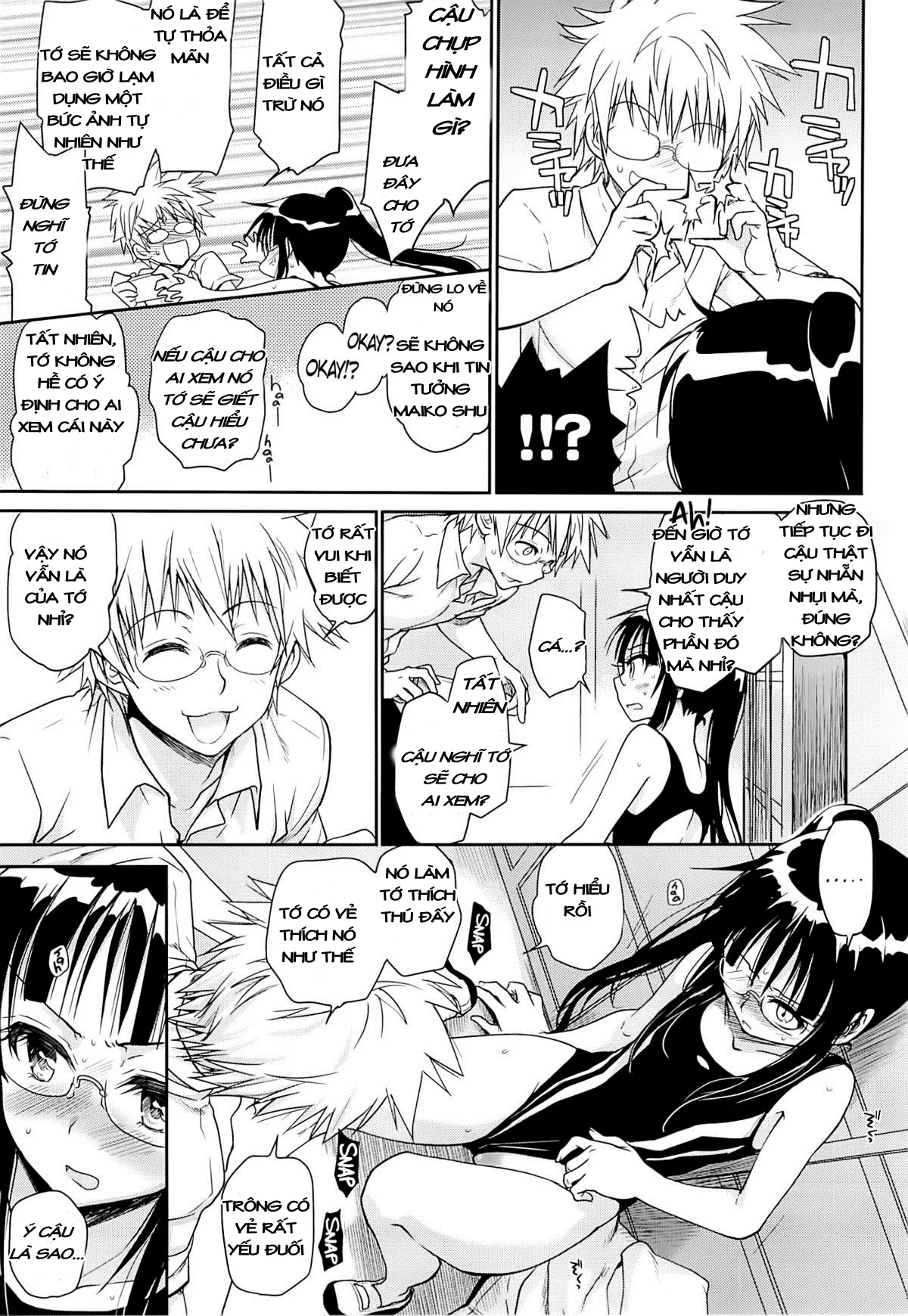HentaiVN.net - Ảnh 10 - [LOLI] Megane no Yoshimi R (Nisekoi) - Oneshot