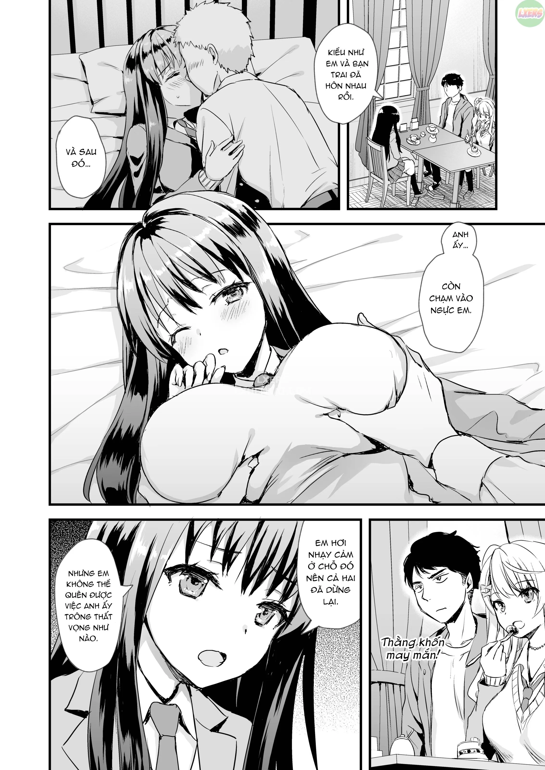 HentaiVN.net - Ảnh 13 - Tomodachi No Toshiue Kareshi Ni Renai Soudan Shite Shimatta Hanashi [The Story Of How I Asked My Friend's Older Boyfriend For Love Advice; So I Got Romantic Advice From My Friend's Boyfriend] - Oneshot - Không che