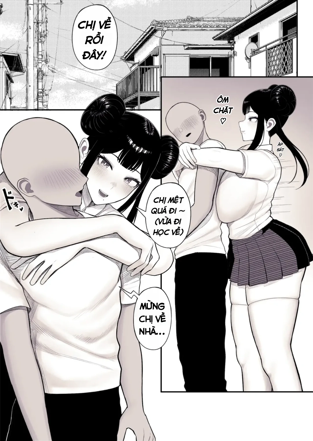HentaiVN.net - Ảnh 3 - Gia đình đắm chìm vào dục vọng - Chap 1