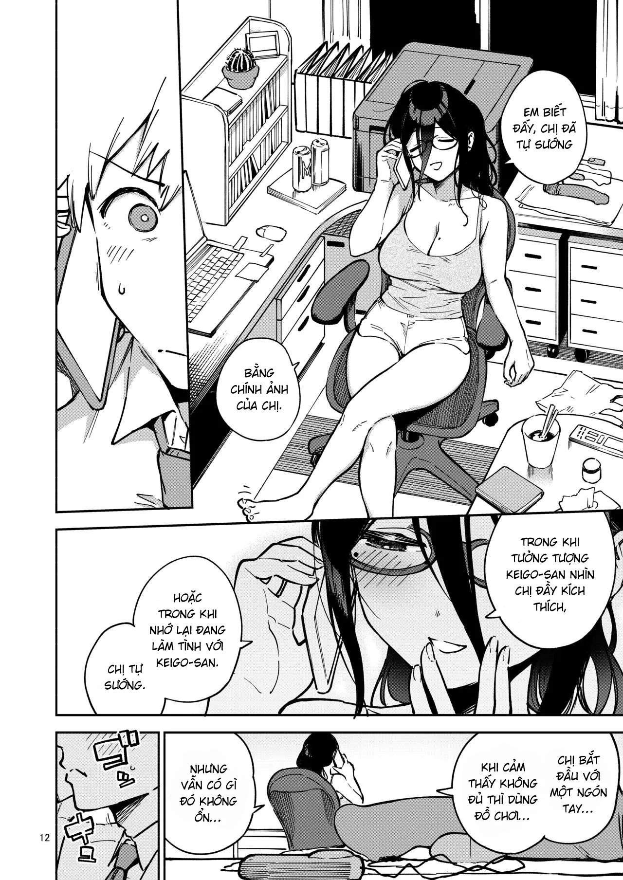 HentaiVN.net - Ảnh 11 - Chị Hàng Xóm Cực Phẩm [Ayane-san From Next-Door Naughty Selfies and Punishment Sex Volume; となりのあやねさん いたずら自撮りとお仕置きえっち編] - Chap 1