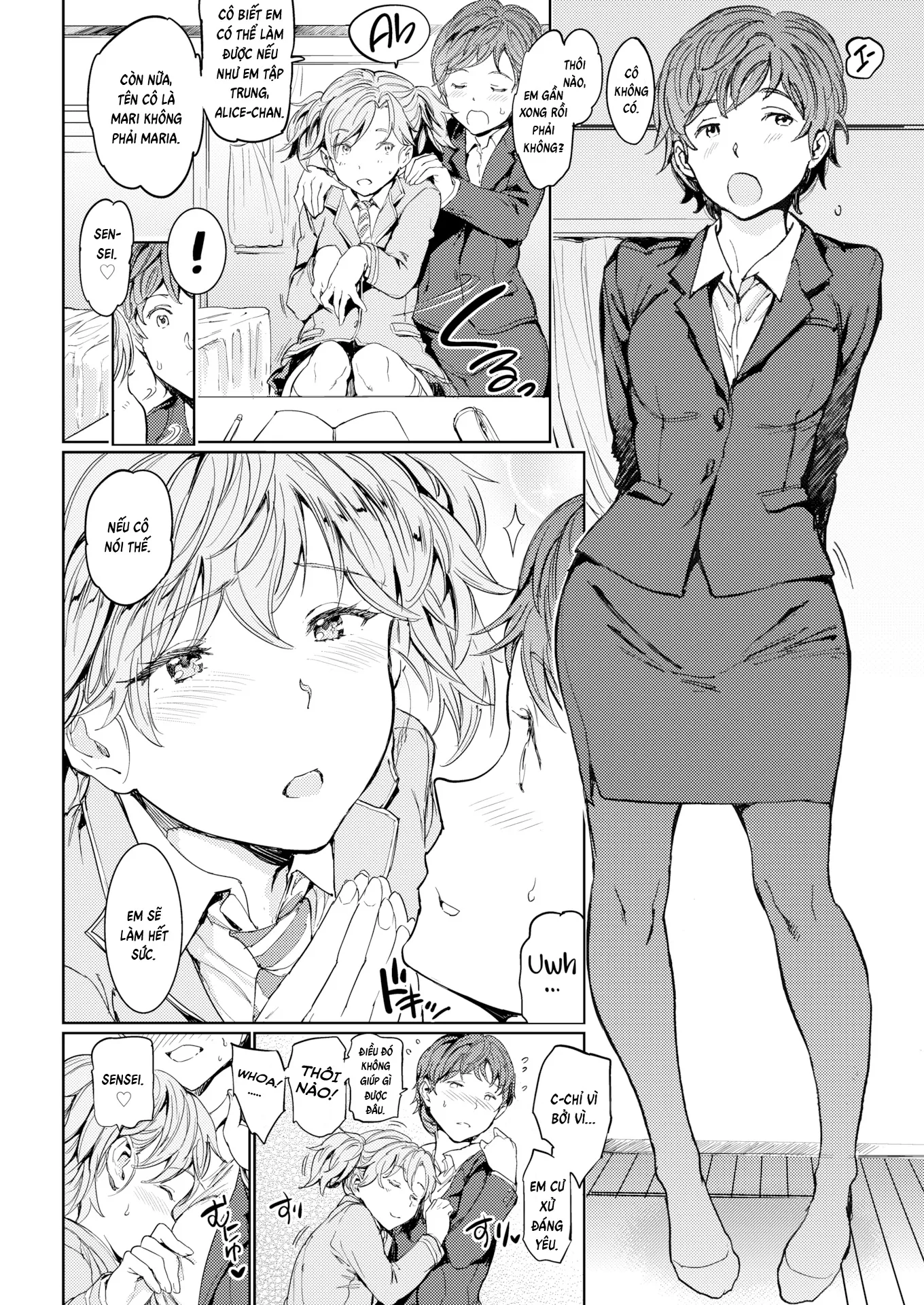 HentaiVN.net - Ảnh 3 - Gia Sư Tại Nhà ~Lesson 4 [home tutor] - Chap 1