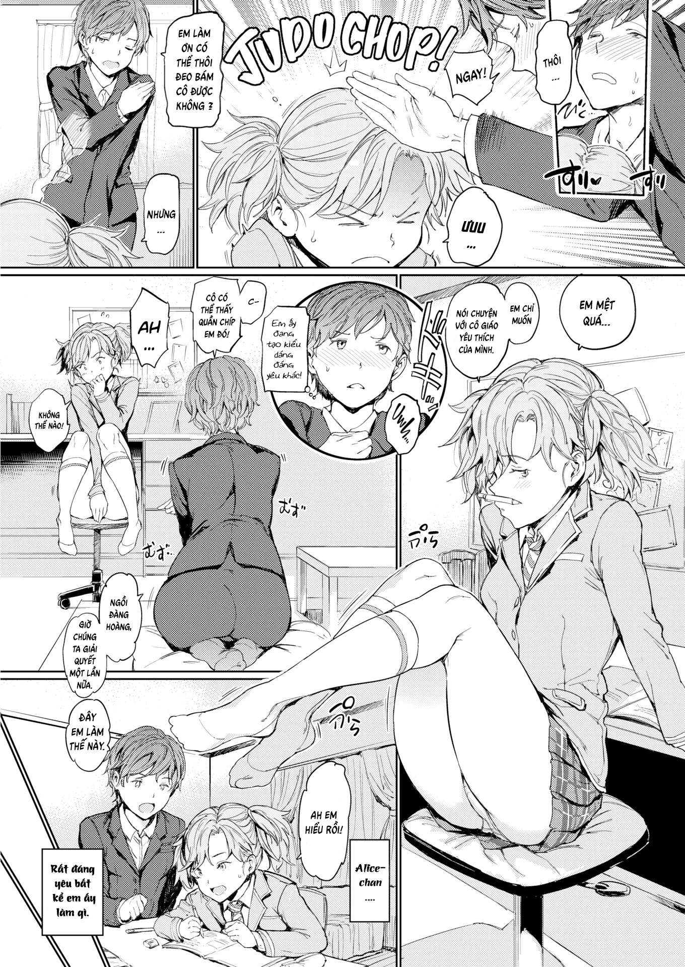HentaiVN.net - Ảnh 4 - Gia Sư Tại Nhà ~Lesson 4 [home tutor] - Chap 1