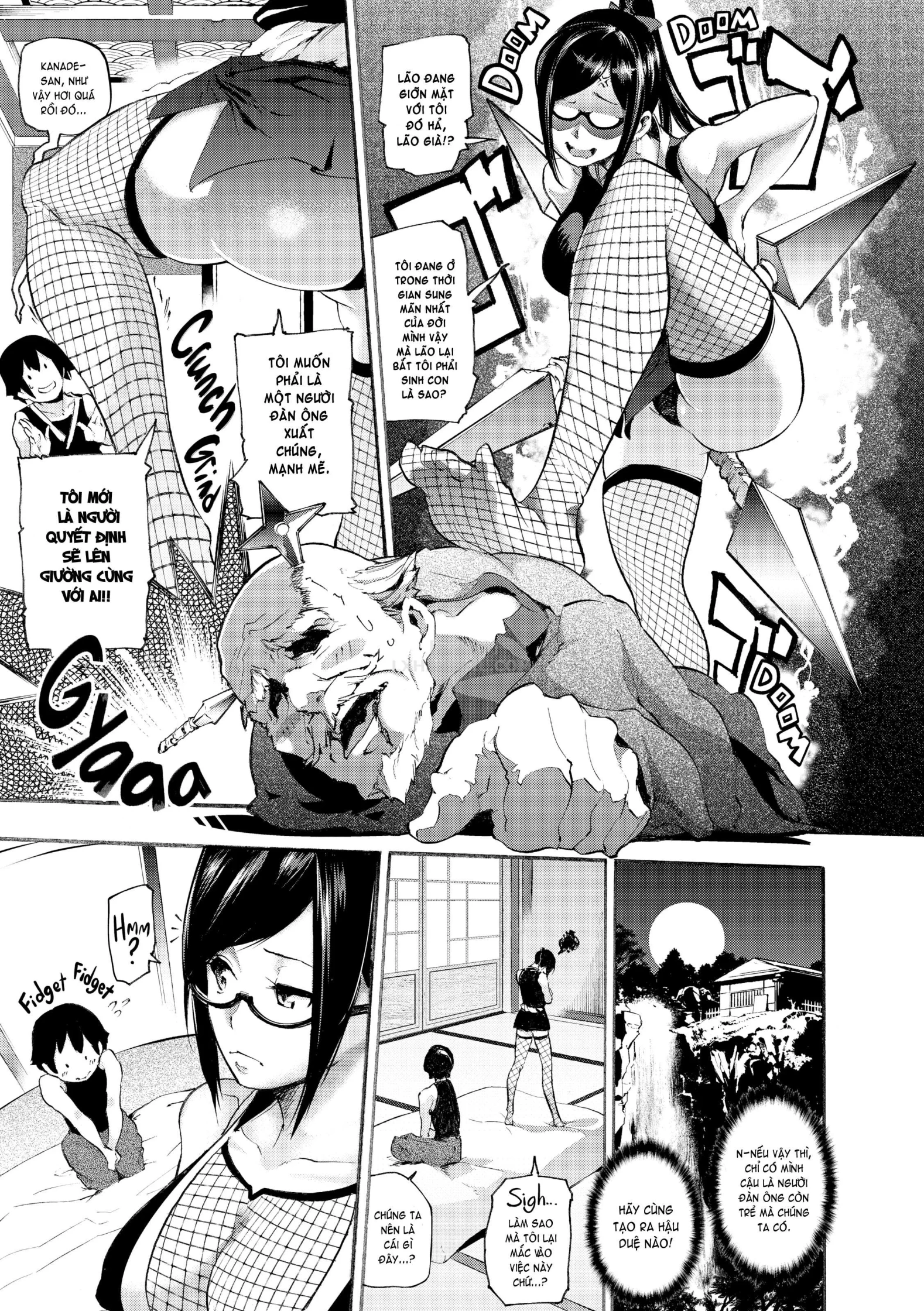 HentaiVN.net - Ảnh 4 - Melty Lover - Chap 12 - Pregnant Ninja by Moonlight