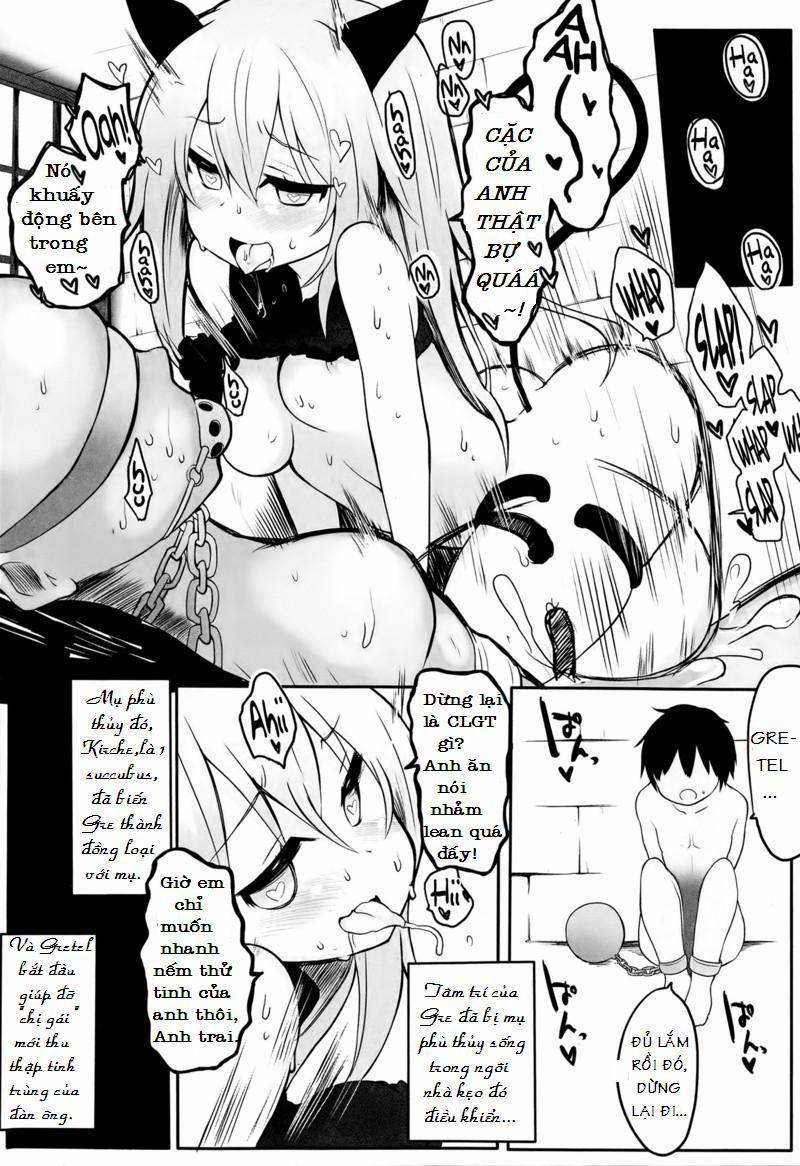 HentaiVN.net - Ảnh 4 - Hansel và Gretel-Chuyện Chưa Kể [Hansel to Gretel; Hansel and Gretel] - Oneshot