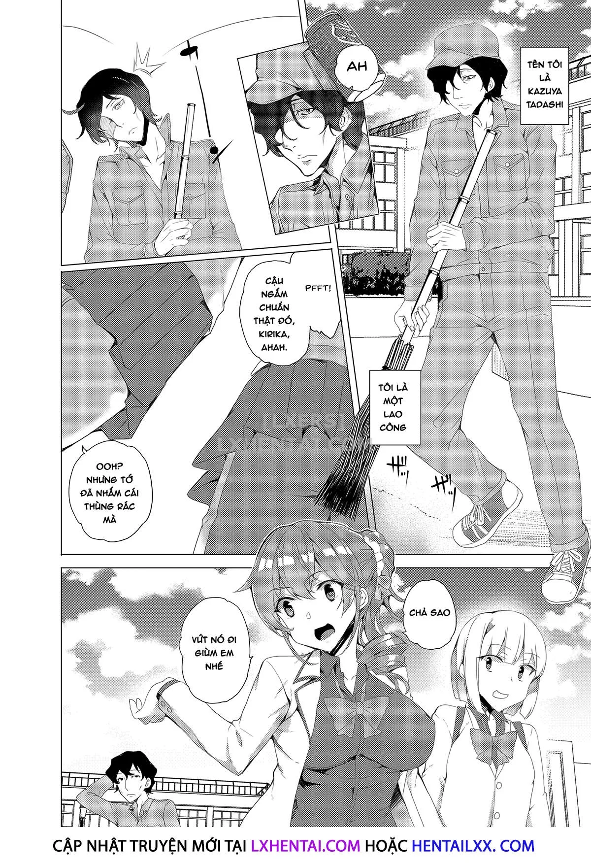 HentaiVN.net - Ảnh 8 - Saimin Youmuin [Hypno Janitor] - Chap 1