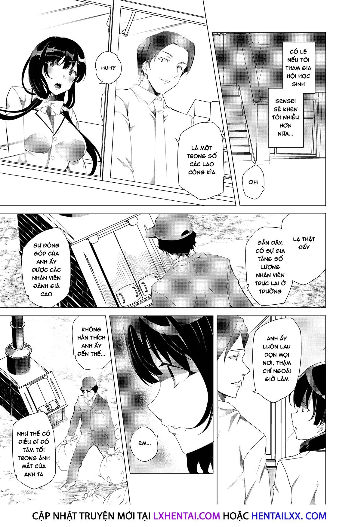 HentaiVN.net - Ảnh 12 - Saimin Youmuin [Hypno Janitor] - Chap 3