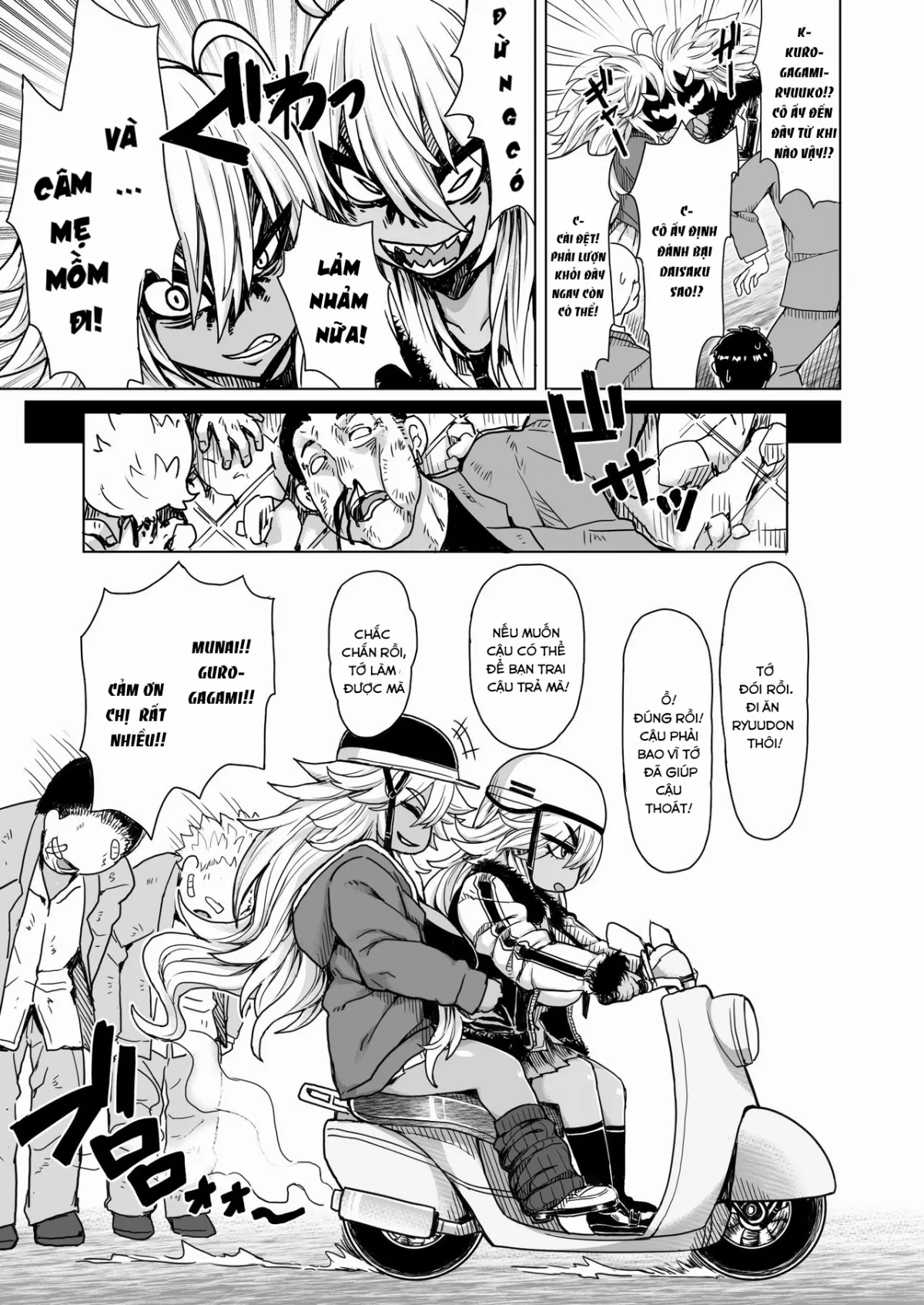 HentaiVN.net - Ảnh 4 - Futari no Kuro Gal Yankee - Oneshot