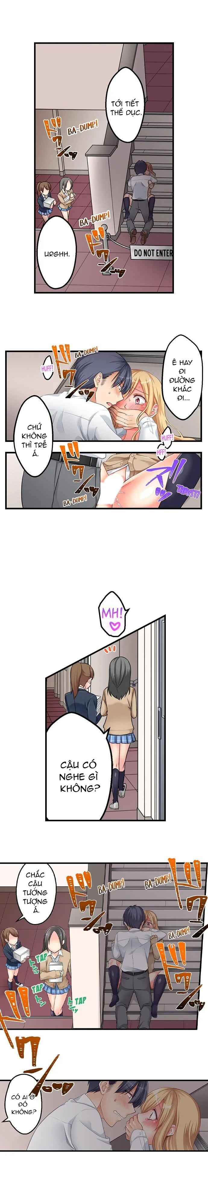 HentaiVN.net - Ảnh 9 - Làm tình với cô nàng nhà quê xinh đẹp [RAW SEX WITH A COUNTRY GAL ~I'LL SHOW YOU THE ROPES~] - Chap 5: Lén Lút