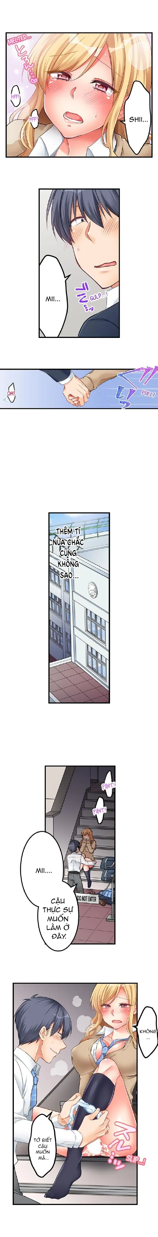 HentaiVN.net - Ảnh 4 - Làm tình với cô nàng nhà quê xinh đẹp [RAW SEX WITH A COUNTRY GAL ~I'LL SHOW YOU THE ROPES~] - Chap 5: Lén Lút