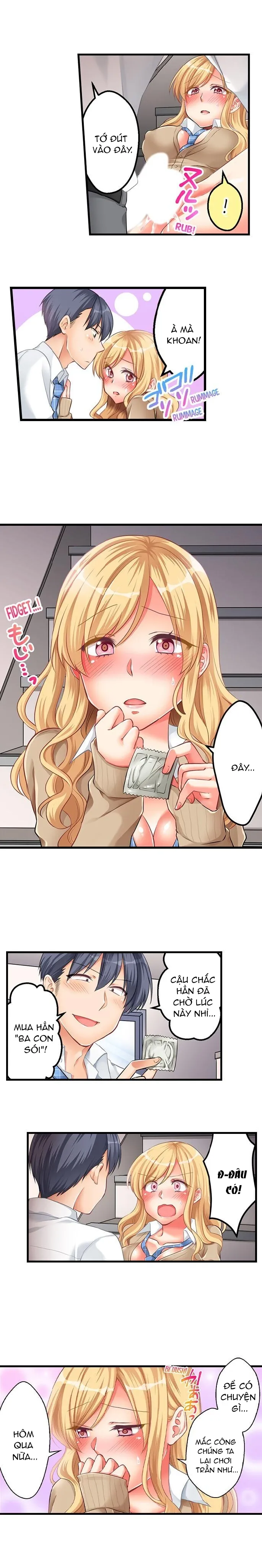 HentaiVN.net - Ảnh 5 - Làm tình với cô nàng nhà quê xinh đẹp [RAW SEX WITH A COUNTRY GAL ~I'LL SHOW YOU THE ROPES~] - Chap 5: Lén Lút