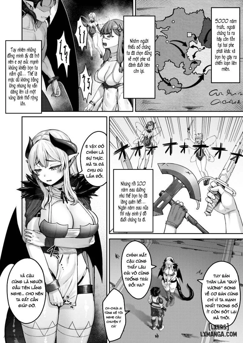 HentaiVN.net - Ảnh 4 - The Demon Lord's Weakness - Oneshot