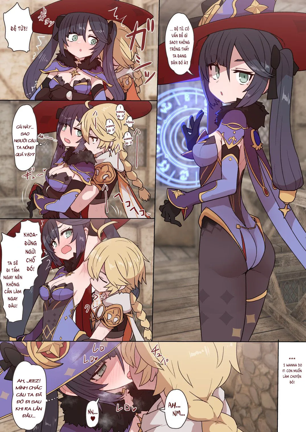 HentaiVN.net - Ảnh 3 - Mona Fischl Sorezore Nakadashi - Oneshot