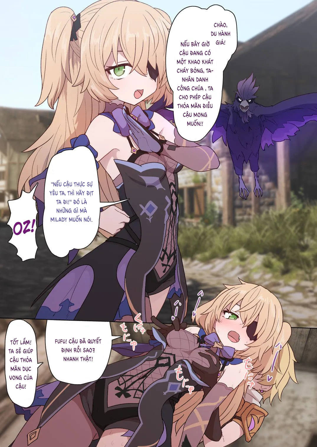 HentaiVN.net - Ảnh 7 - Mona Fischl Sorezore Nakadashi - Oneshot