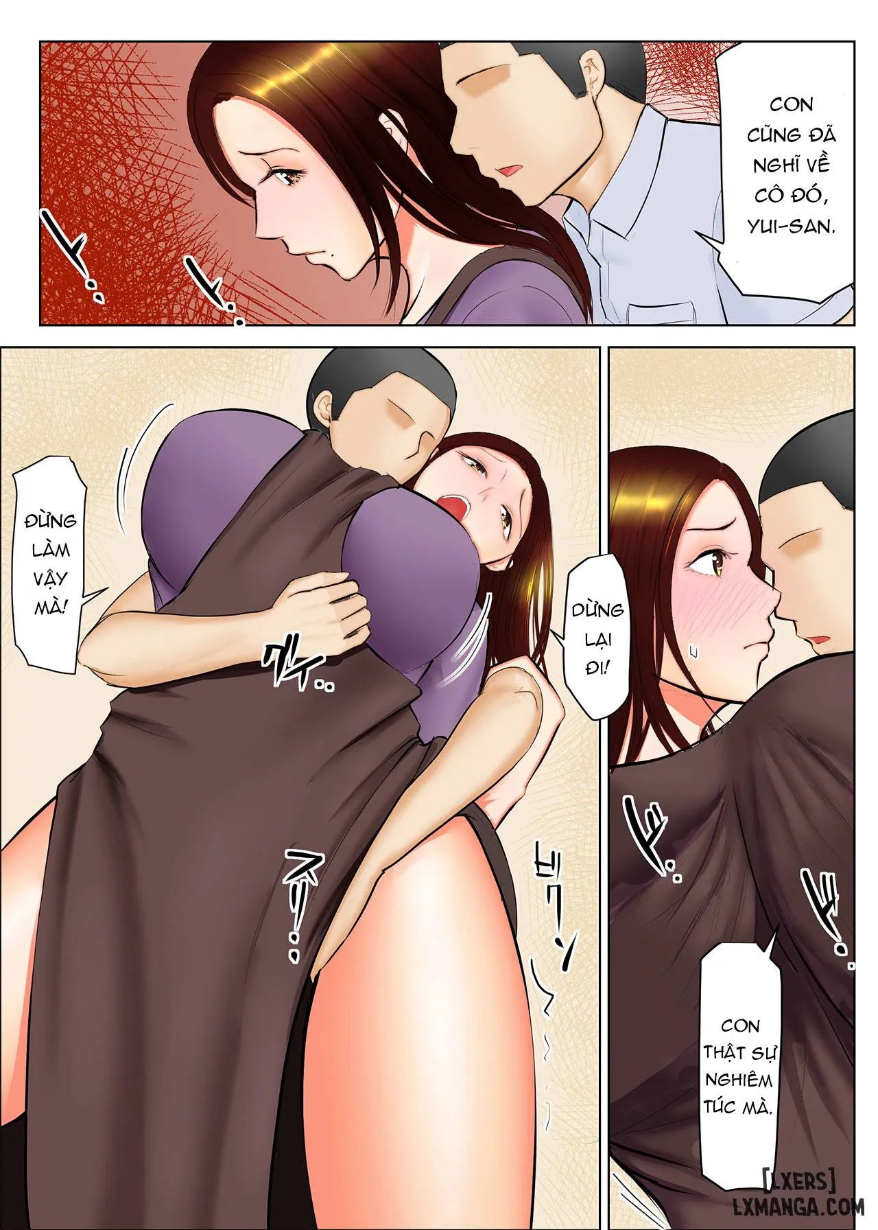 HentaiVN.net - Ảnh 3 - Tomohaha Ganbou - Desire for a Friends Mother - Chap 1