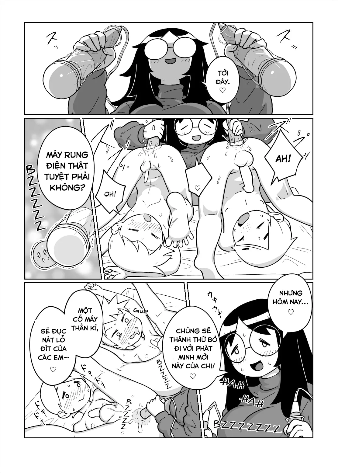 HentaiVN.net - Ảnh 13 - Cỗ máy tử thần [Otomarikai | The Sleepover] - Oneshot