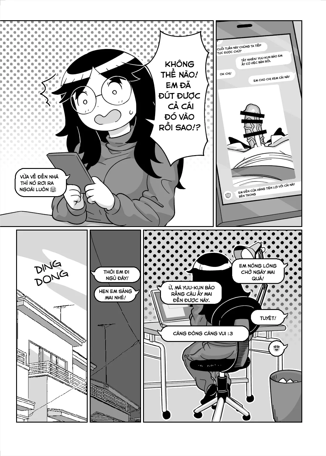 HentaiVN.net - Ảnh 7 - Cỗ máy tử thần [Otomarikai | The Sleepover] - Oneshot
