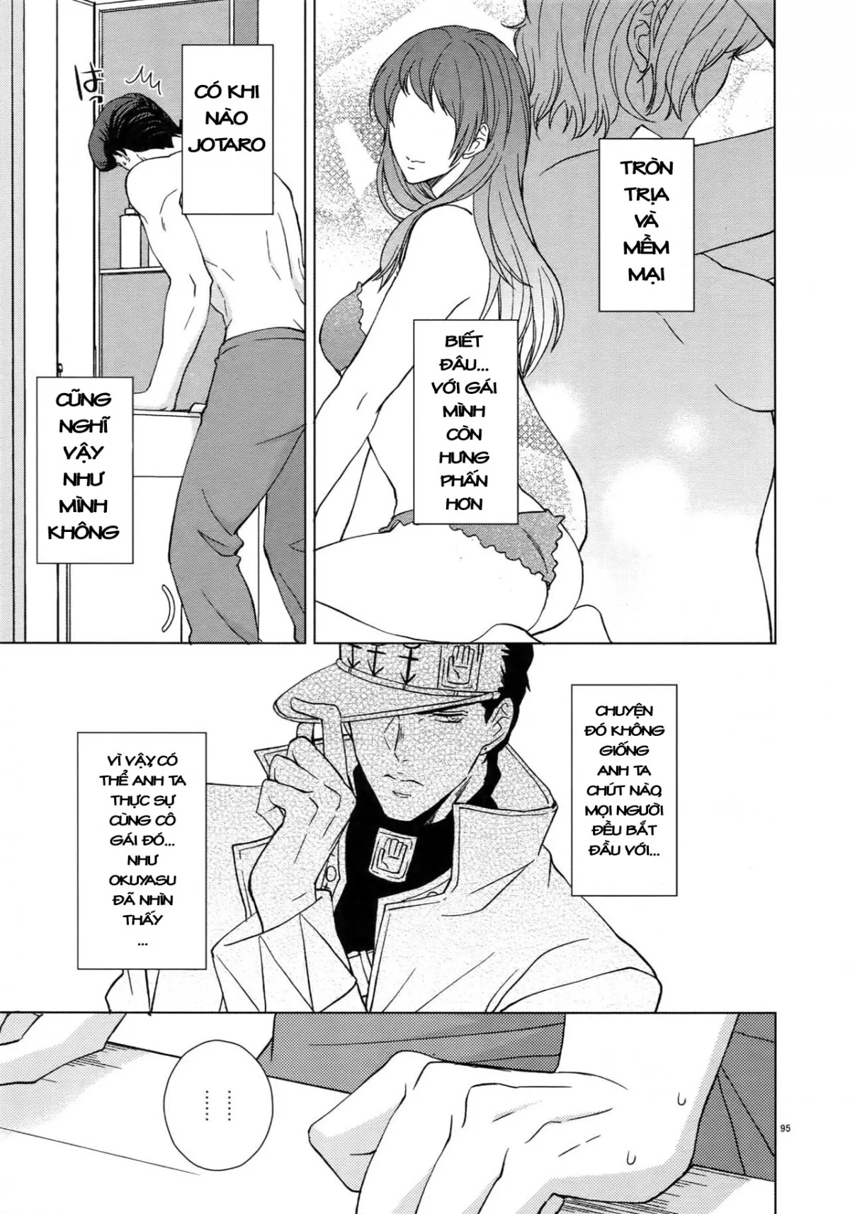 HentaiVN.net - Ảnh 10 - TRSK LOG (JoJo's bizarre adventure) - Chap 4: Melancholy of Josuke