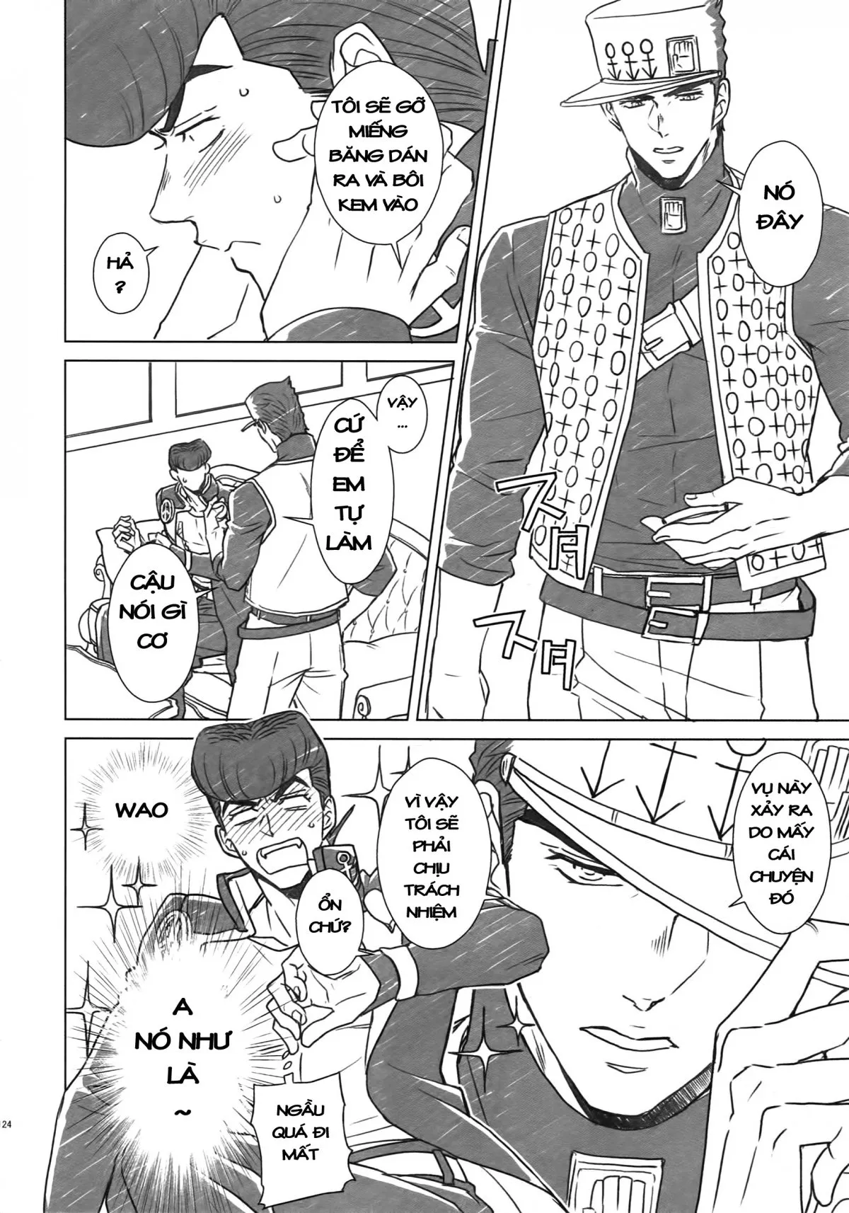 HentaiVN.net - Ảnh 10 - TRSK LOG (JoJo's bizarre adventure) - Chap 5: Melancholy of Josuke 2