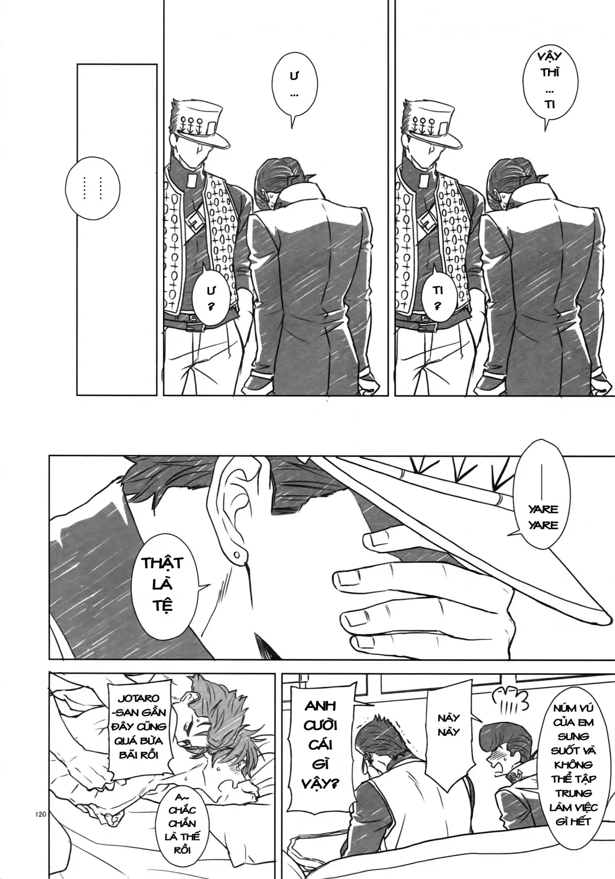 HentaiVN.net - Ảnh 6 - TRSK LOG (JoJo's bizarre adventure) - Chap 5: Melancholy of Josuke 2