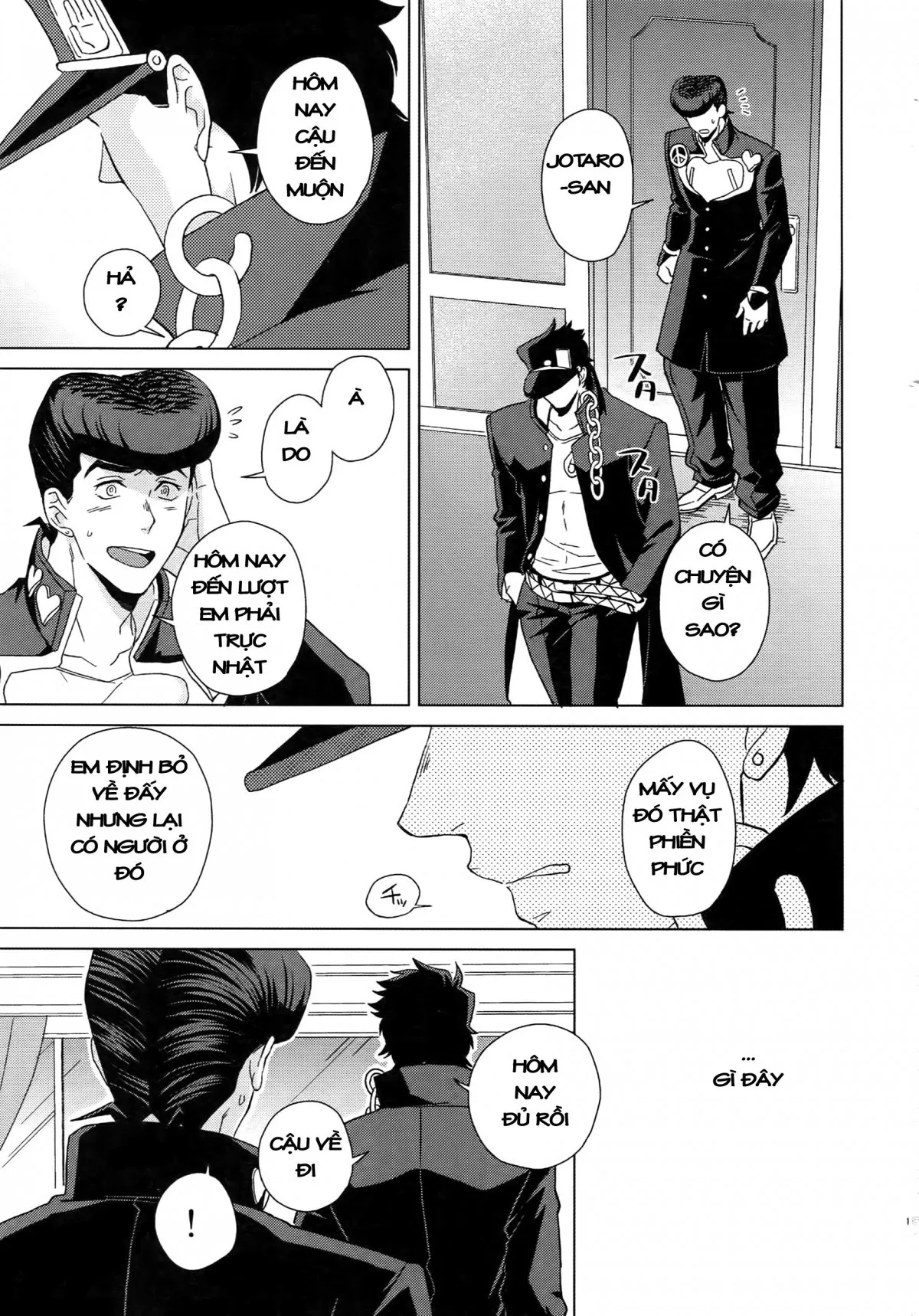 HentaiVN.net - Ảnh 33 - TRSK LOG (JoJo's bizarre adventure) - Chap 7: I wanna be with you
