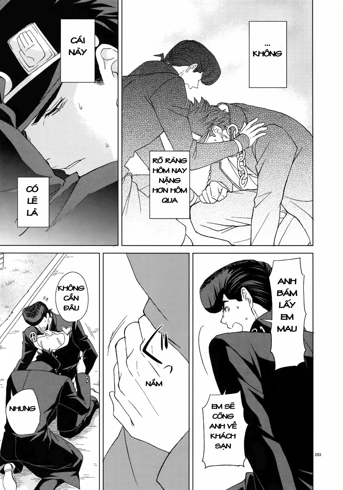 HentaiVN.net - Ảnh 47 - TRSK LOG (JoJo's bizarre adventure) - Chap 7: I wanna be with you