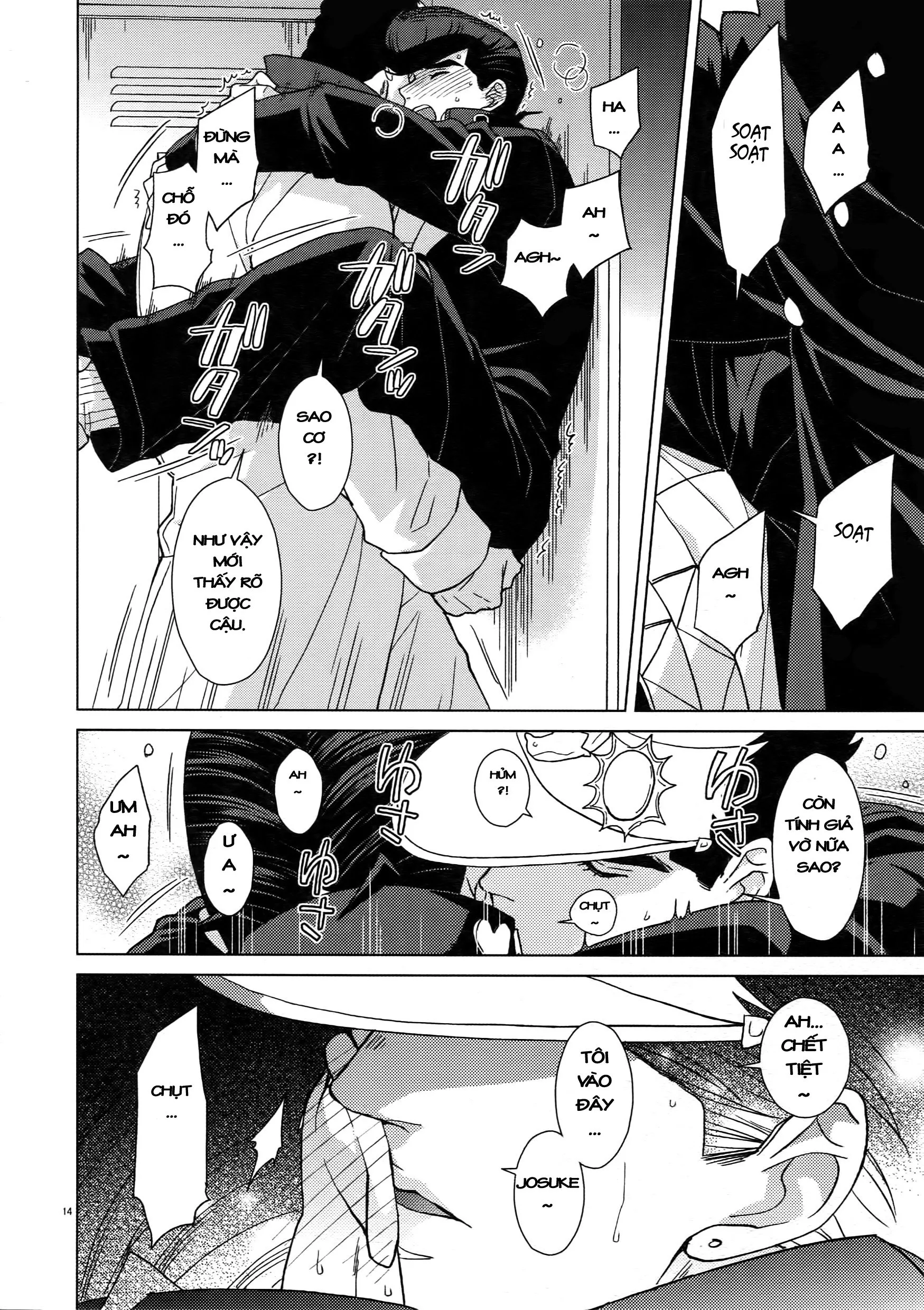 HentaiVN.net - Ảnh 12 - TRSK LOG (JoJo's bizarre adventure) - Chap 10: Locker-nai yori Ai o Komete