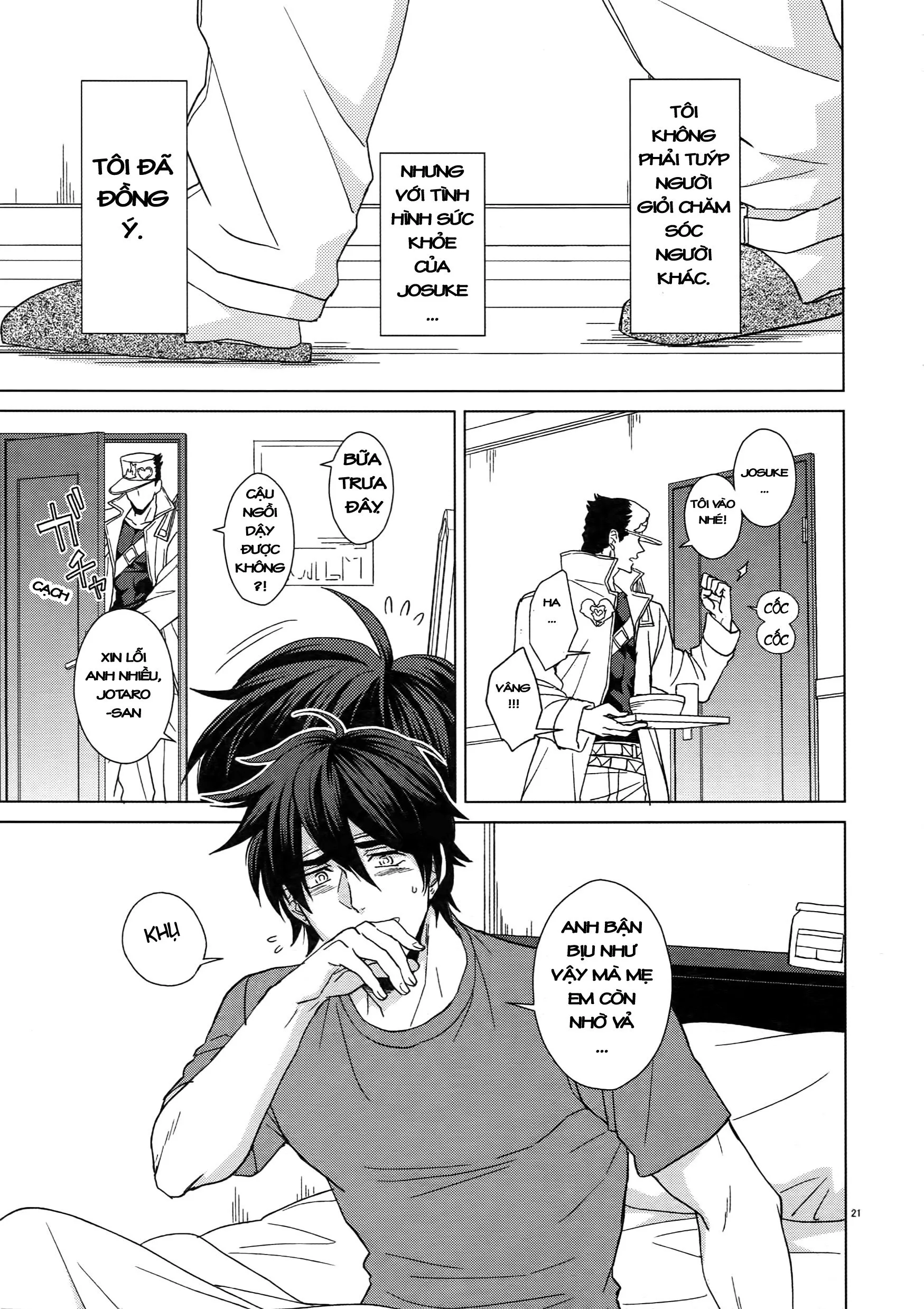 HentaiVN.net - Ảnh 19 - TRSK LOG (JoJo's bizarre adventure) - Chap 10: Locker-nai yori Ai o Komete