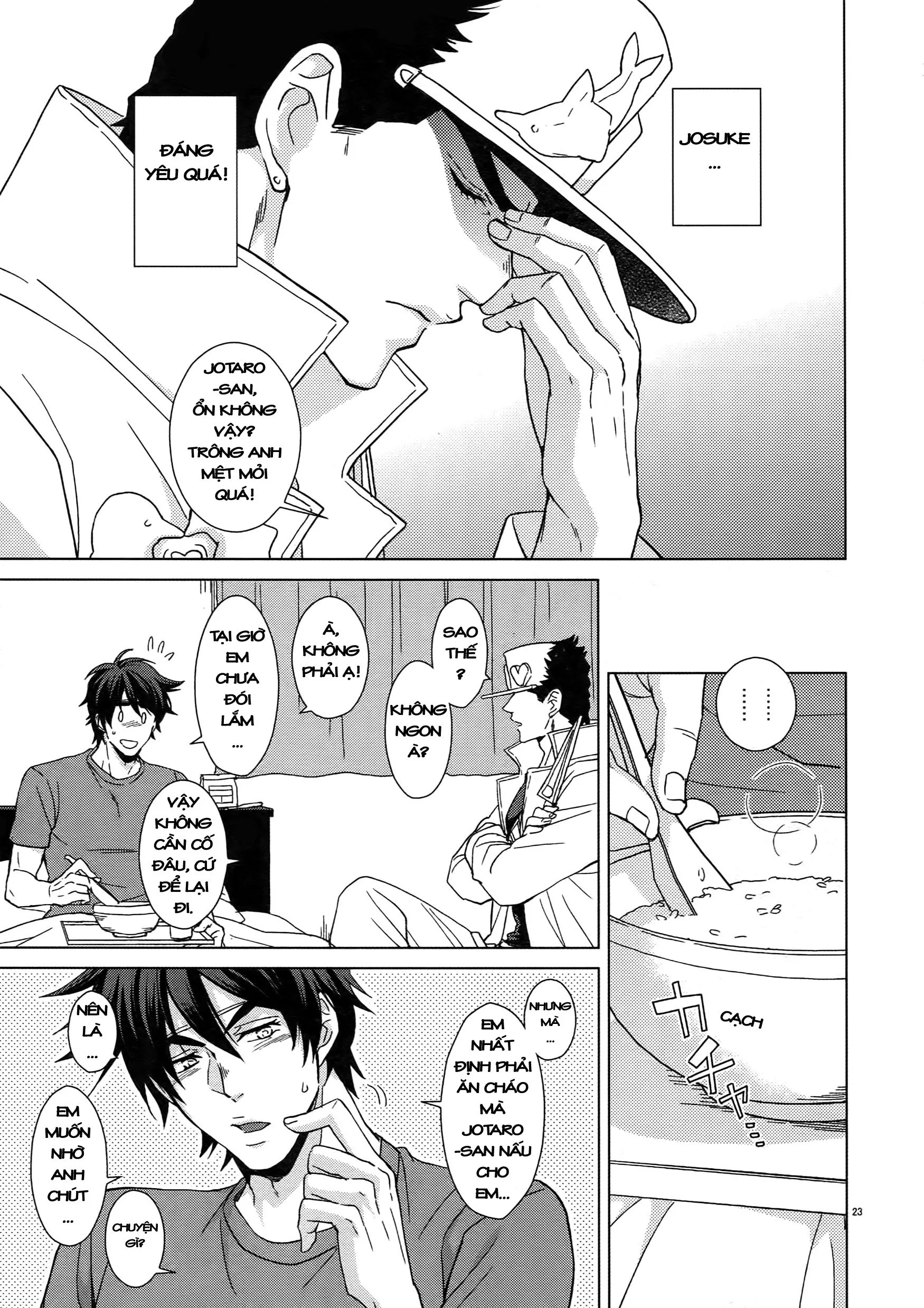 HentaiVN.net - Ảnh 21 - TRSK LOG (JoJo's bizarre adventure) - Chap 10: Locker-nai yori Ai o Komete