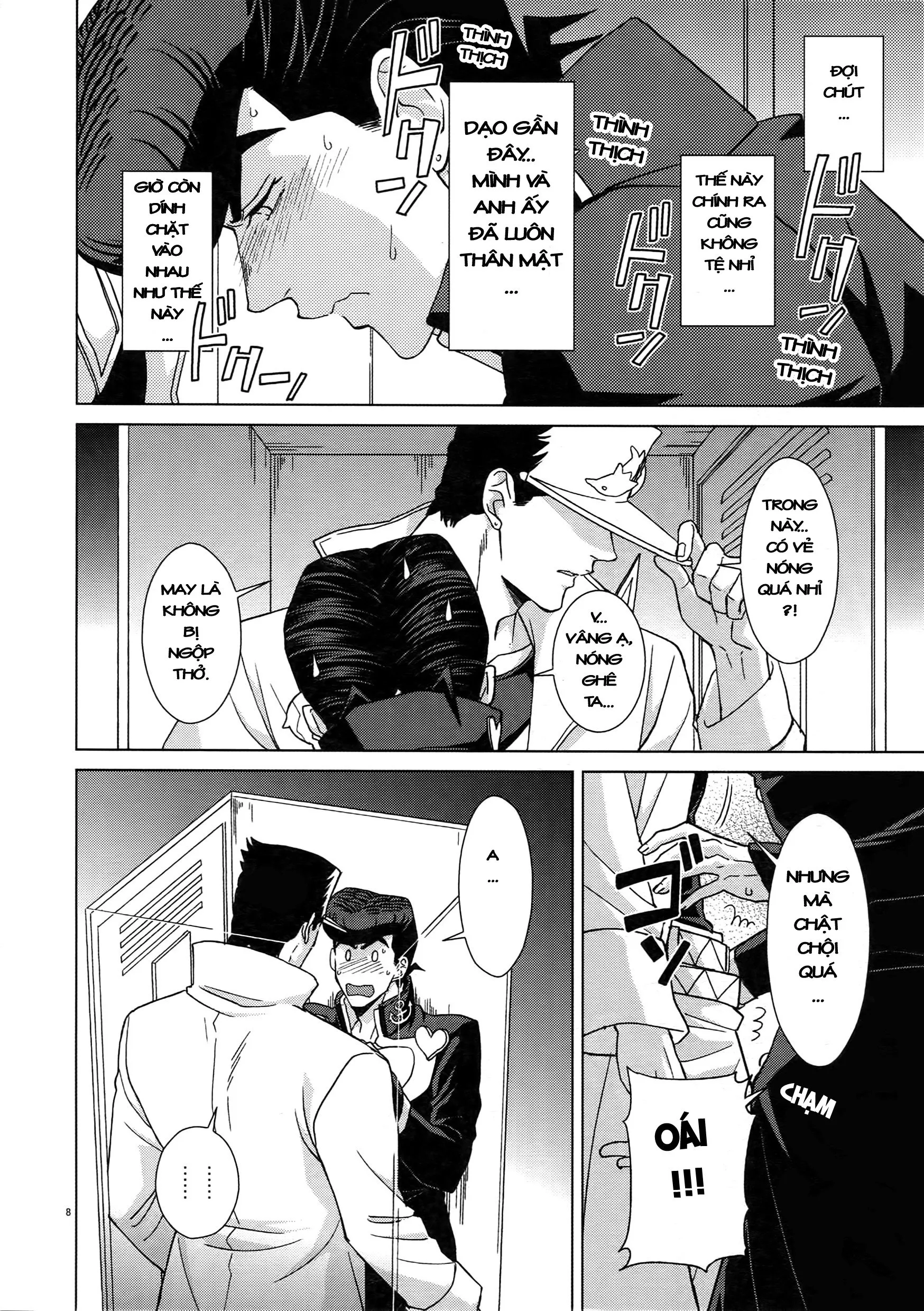 HentaiVN.net - Ảnh 6 - TRSK LOG (JoJo's bizarre adventure) - Chap 10: Locker-nai yori Ai o Komete