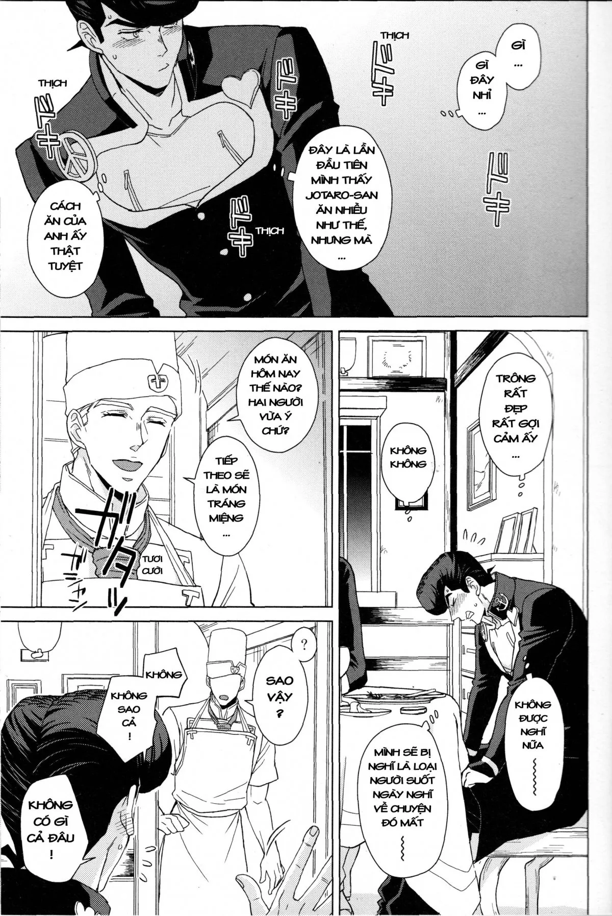 HentaiVN.net - Ảnh 8 - TRSK LOG (JoJo's bizarre adventure) - Chap 19: Eat it up!