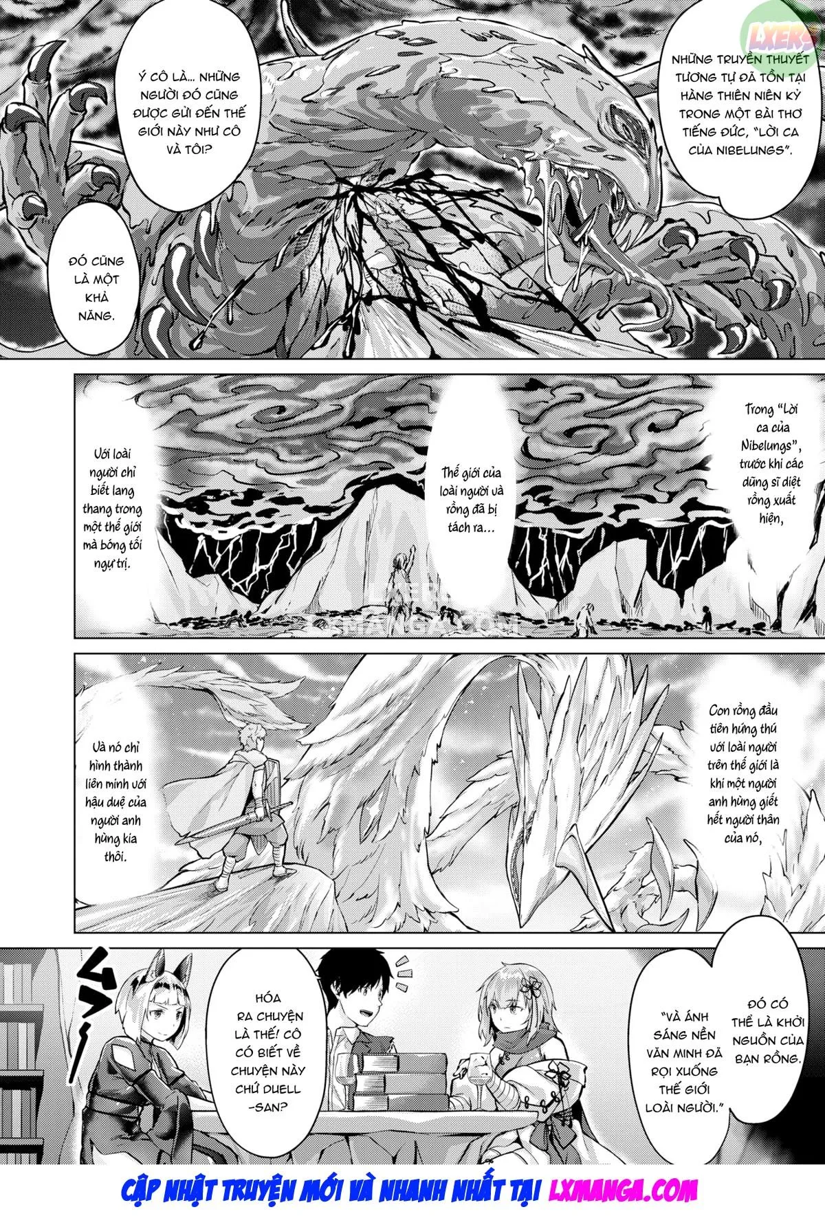 HentaiVN.net - Ảnh 10 - Drache Freund ~Bạn đồng hành của rồng~ - Chap 3 | Cat-Eared Whip-Wielder