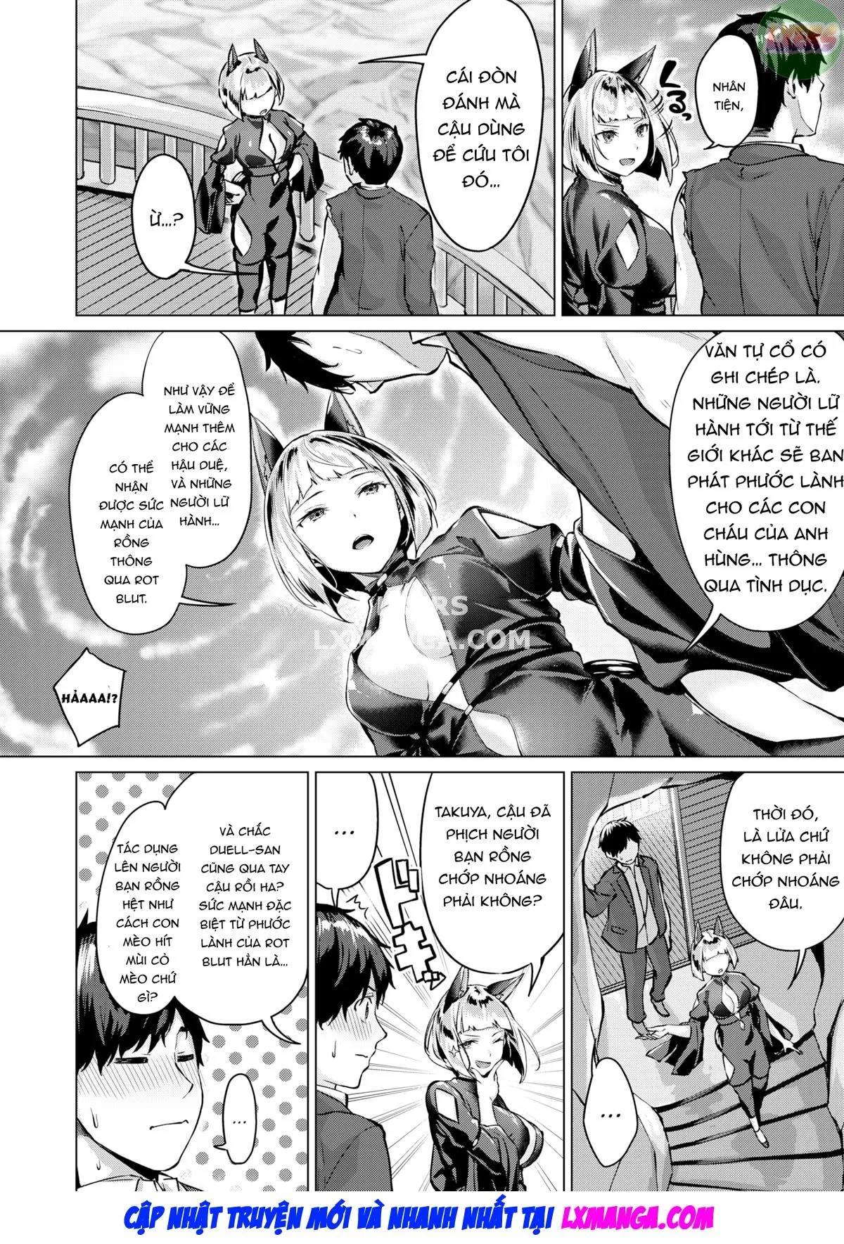 HentaiVN.net - Ảnh 12 - Drache Freund ~Bạn đồng hành của rồng~ - Chap 3 | Cat-Eared Whip-Wielder