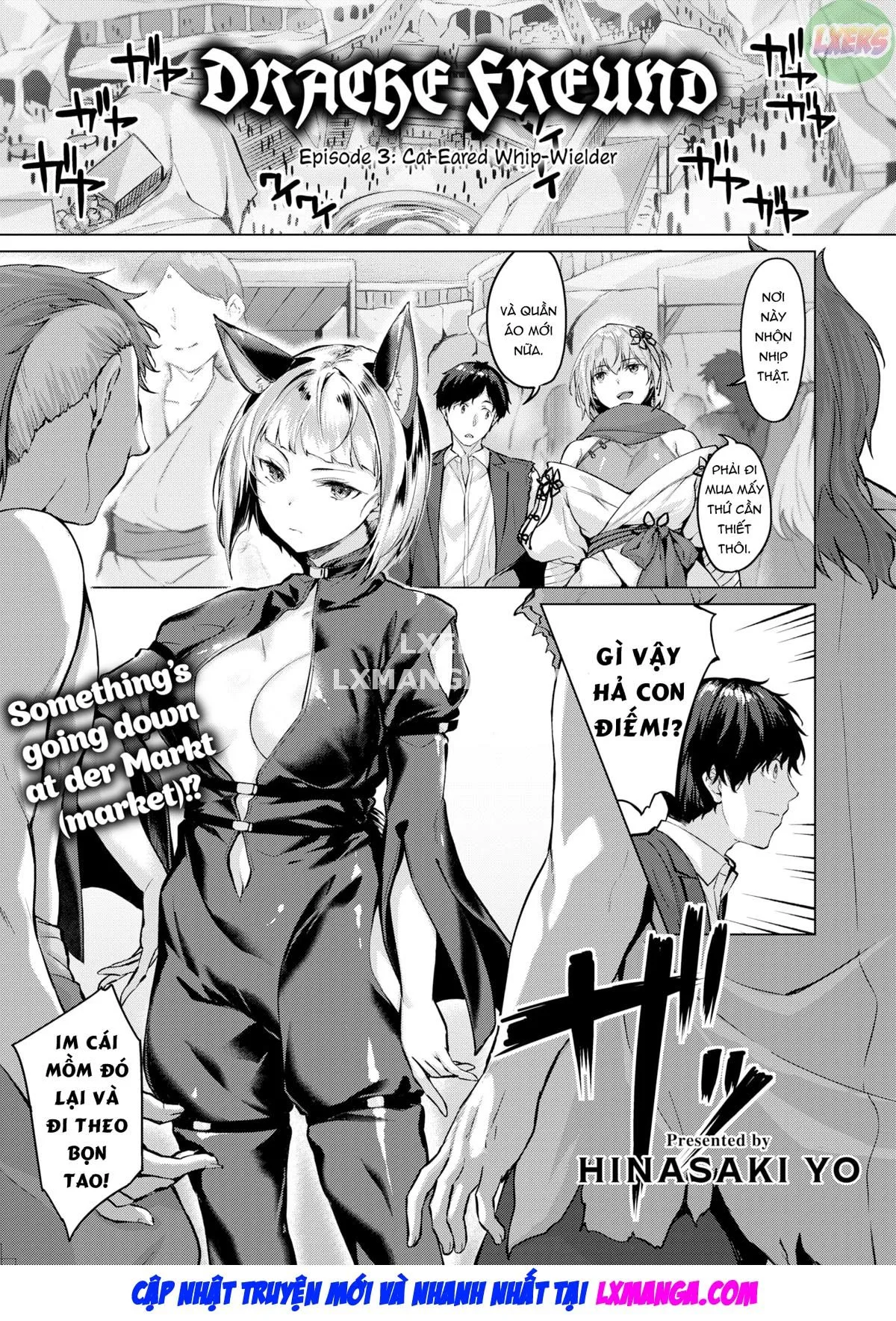 HentaiVN.net - Ảnh 3 - Drache Freund ~Bạn đồng hành của rồng~ - Chap 3 | Cat-Eared Whip-Wielder