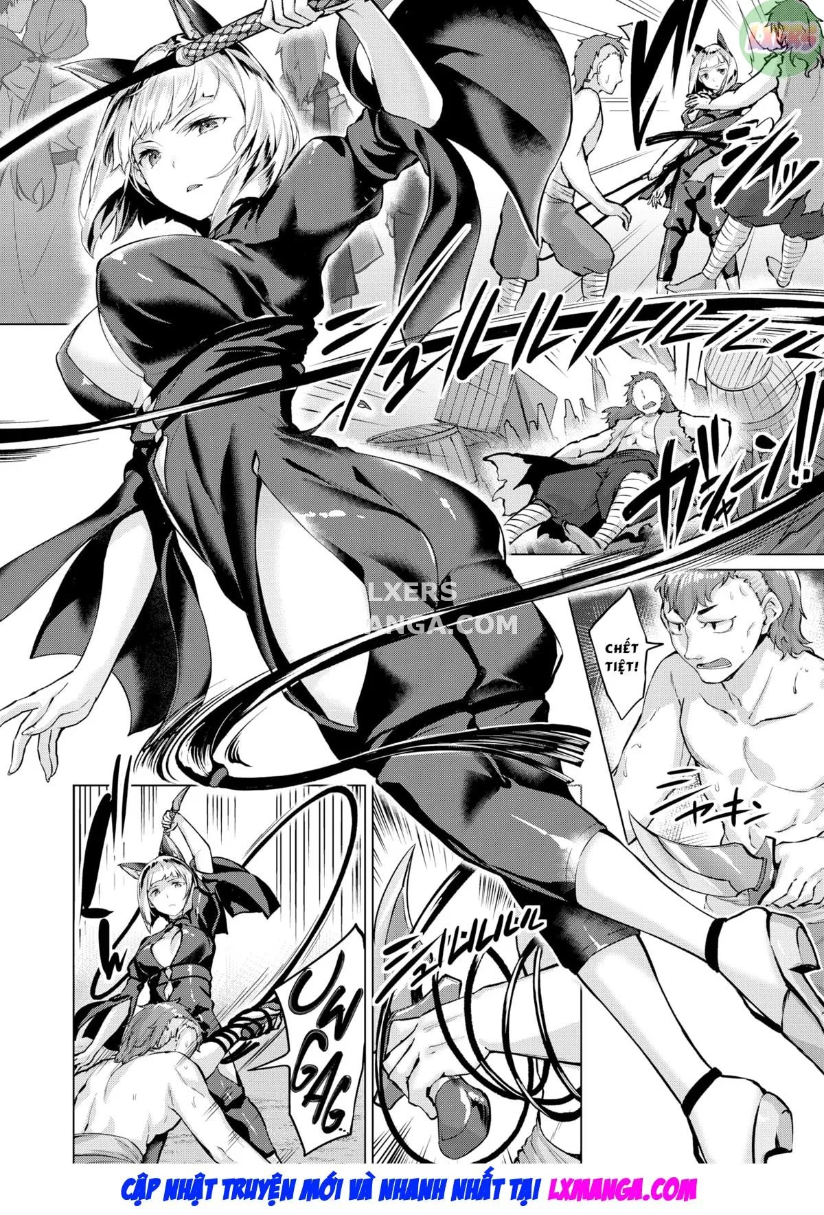 HentaiVN.net - Ảnh 4 - Drache Freund ~Bạn đồng hành của rồng~ - Chap 3 | Cat-Eared Whip-Wielder