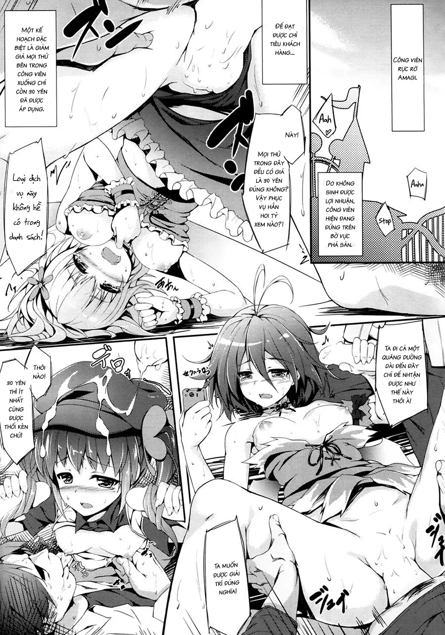 HentaiVN.net - Ảnh 6 - Công viên rực rỡ Amagi (Amagi Brilliant Park) [Isuzu Sale Chuu] - Oneshot