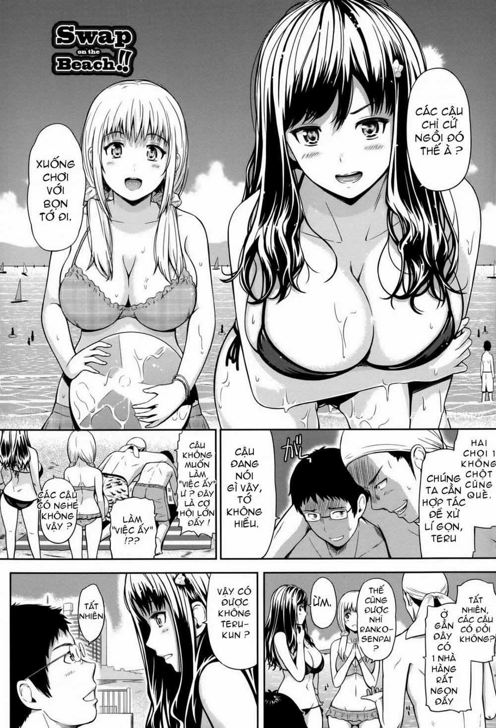 HentaiVN.net - Ảnh 3 - Swap On The Beach!! - Oneshot