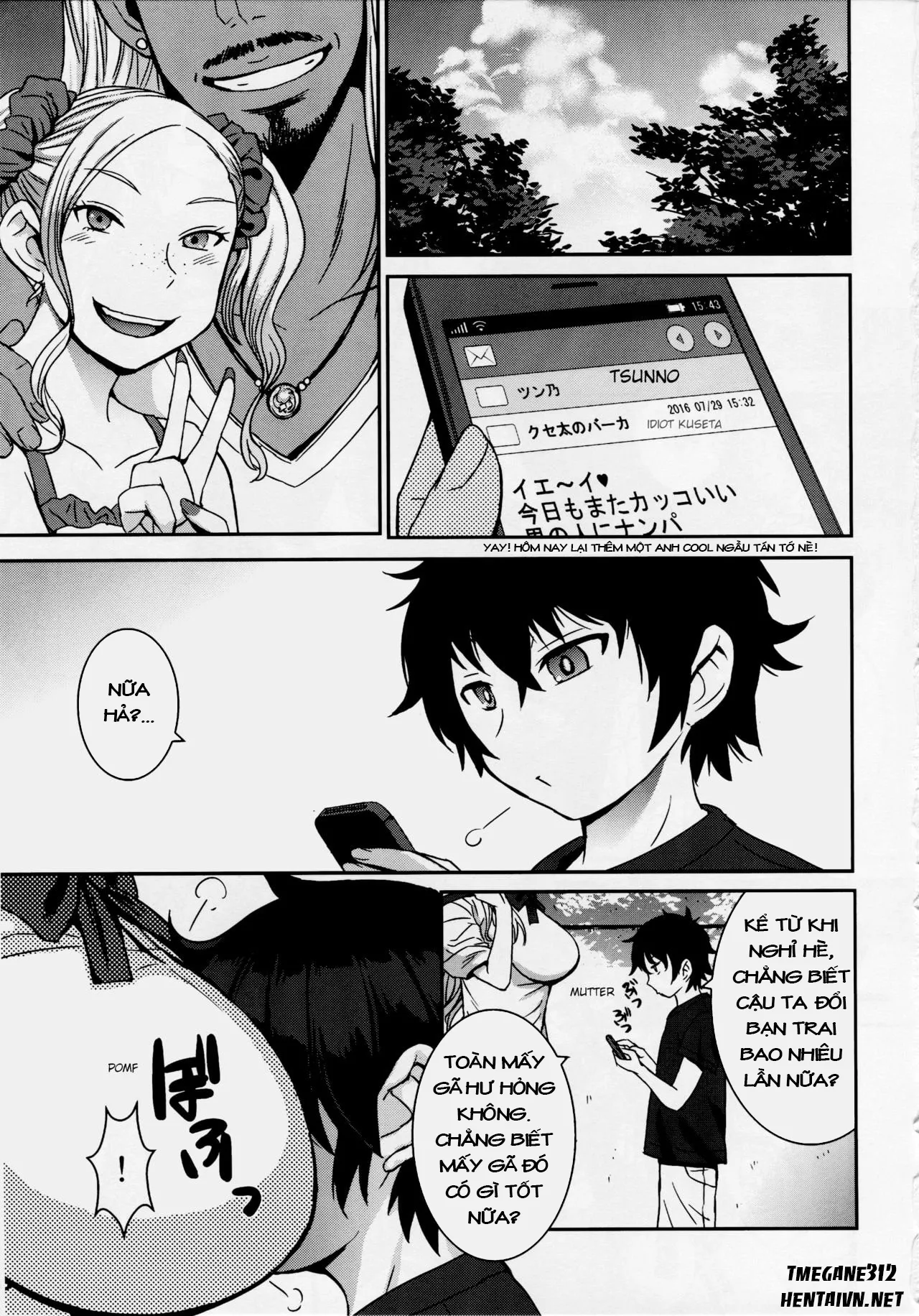 HentaiVN.net - Ảnh 3 - Cậu Bé May Mắn Và Cô Chị Qua Đường Dú To Dâm Đãng! [Boy Meets Gal] - Oneshot
