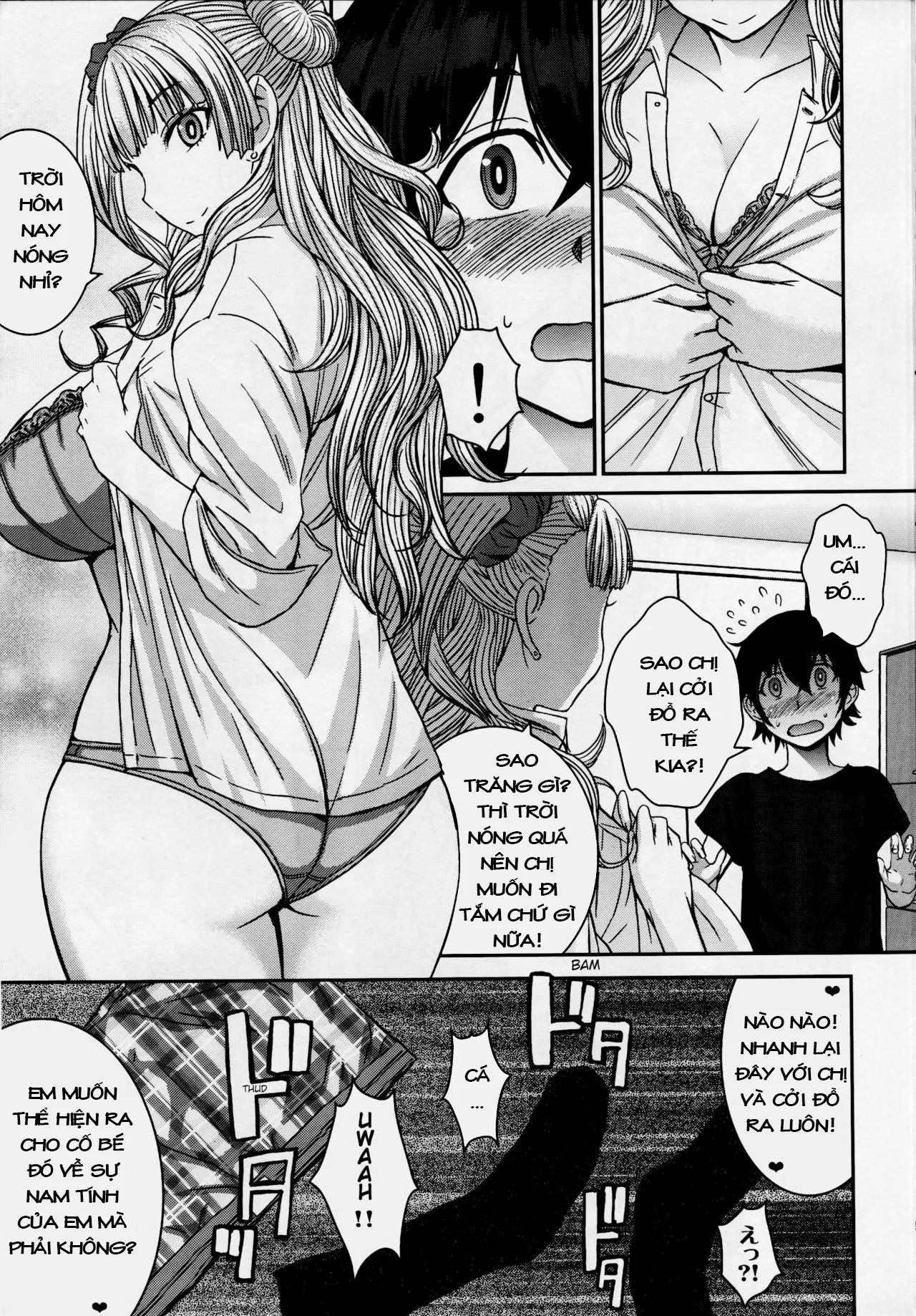 HentaiVN.net - Ảnh 7 - Cậu Bé May Mắn Và Cô Chị Qua Đường Dú To Dâm Đãng! [Boy Meets Gal] - Oneshot