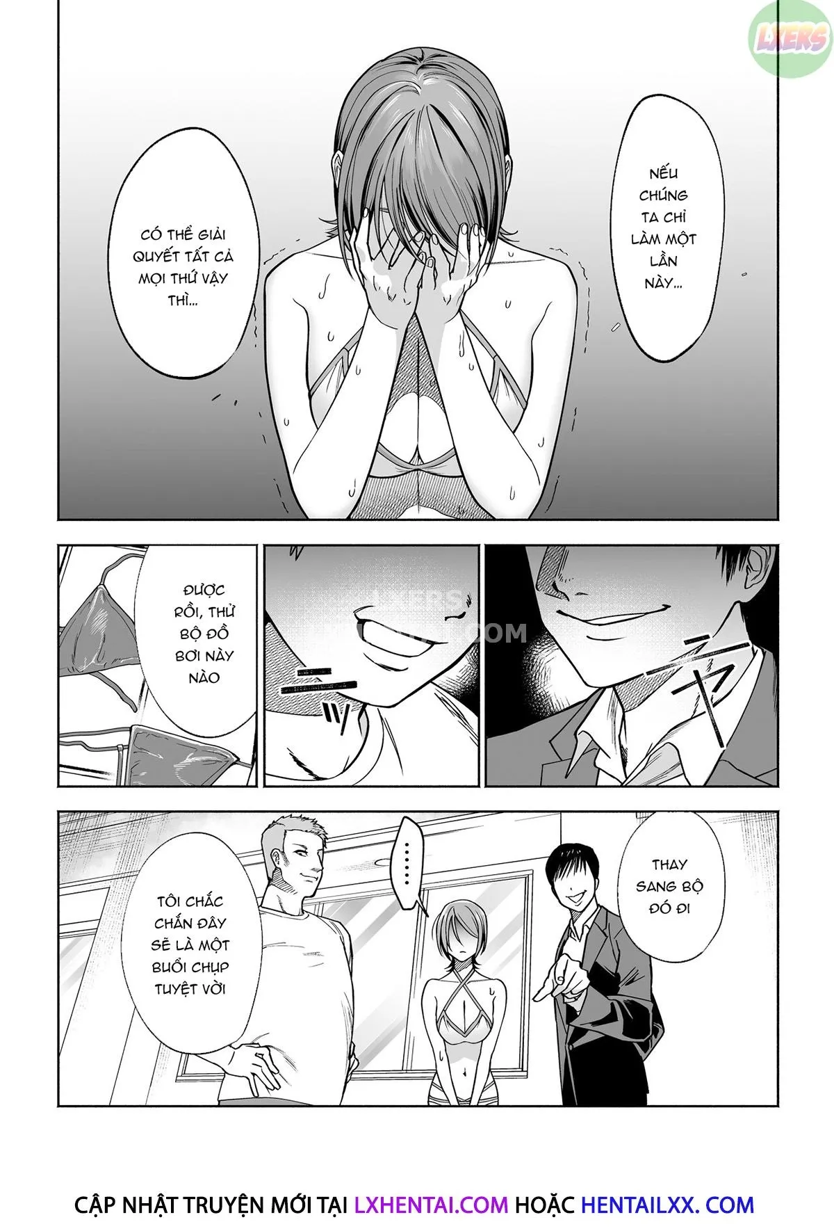 HentaiVN.net - Ảnh 20 - JD Kanojo NTR AV Kyousei Shutsuen - Oneshot - Có che