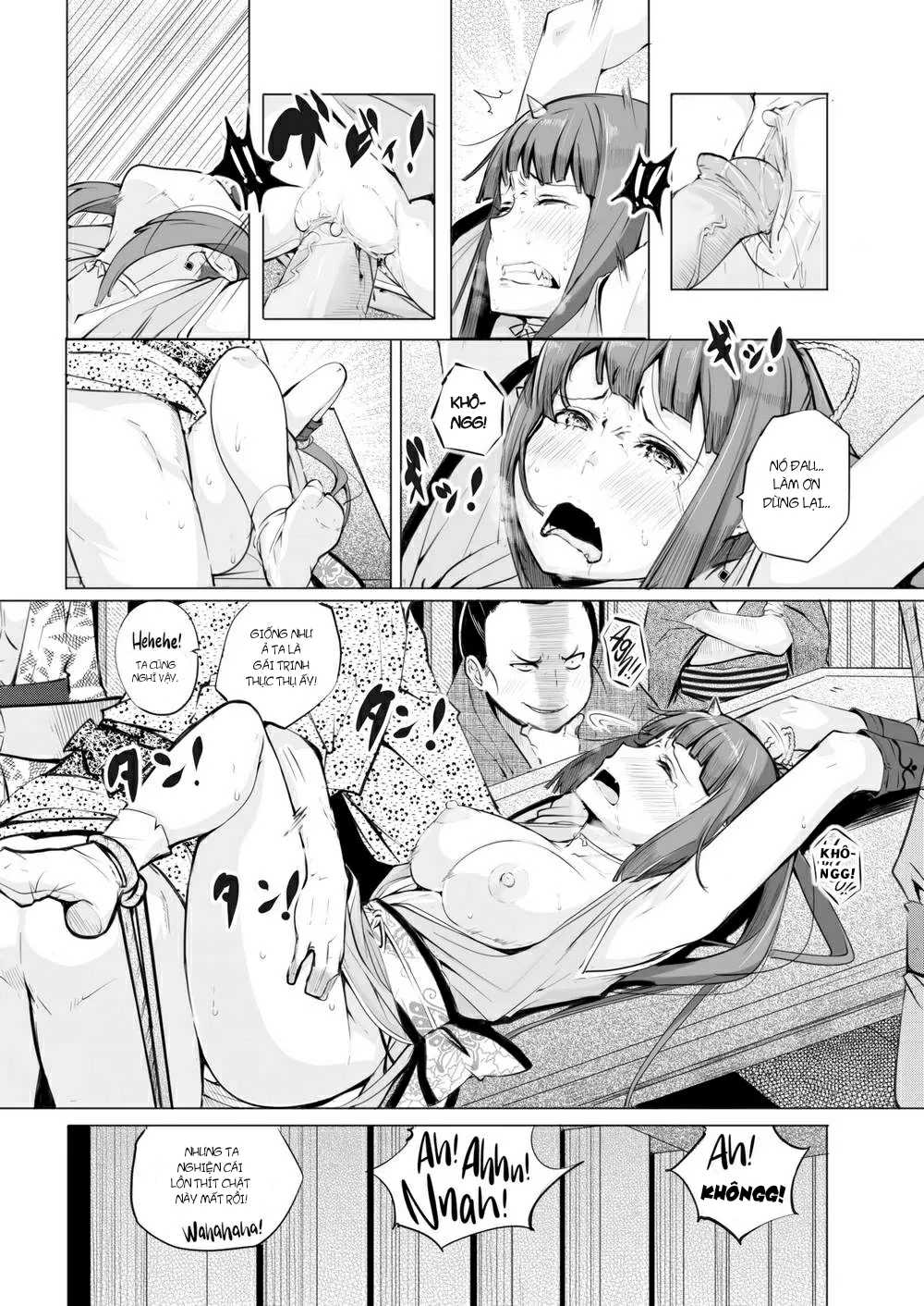 HentaiVN.net - Ảnh 11 - Dân Làng Kêu Than - Oneshot