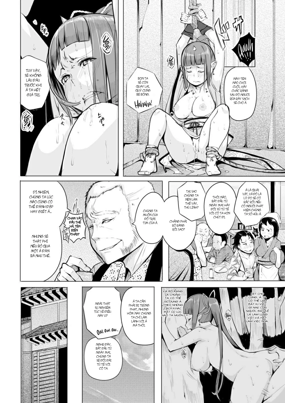 HentaiVN.net - Ảnh 13 - Dân Làng Kêu Than - Oneshot