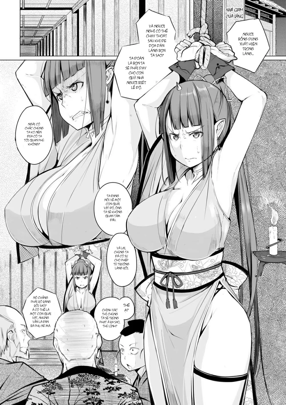 HentaiVN.net - Ảnh 7 - Dân Làng Kêu Than - Oneshot