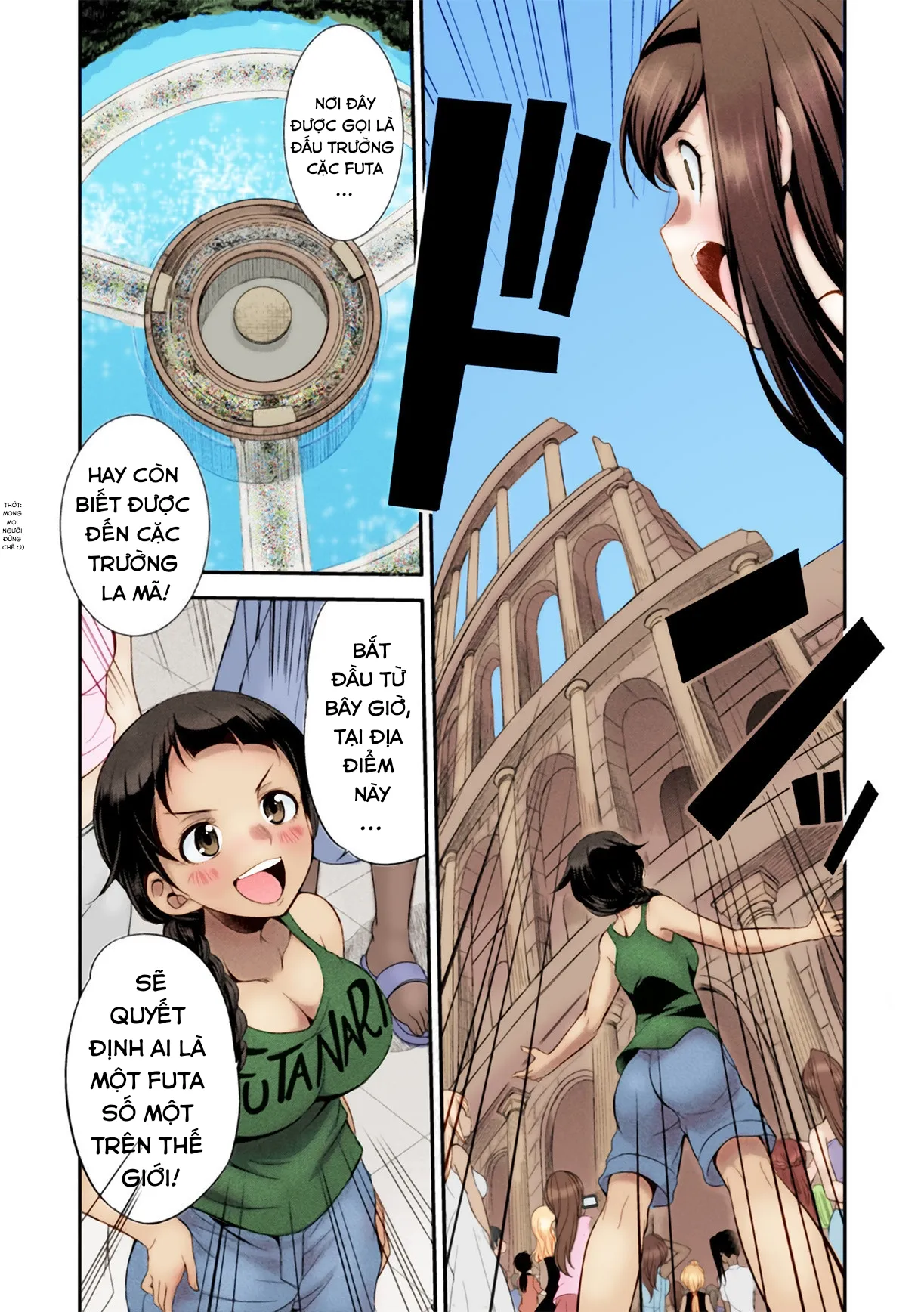 HentaiVN.net - Ảnh 13 - Đại chiến Futa~Nữ hoàng dương vật [Futanarijima ~The Queen of Penis~] - Chap 1