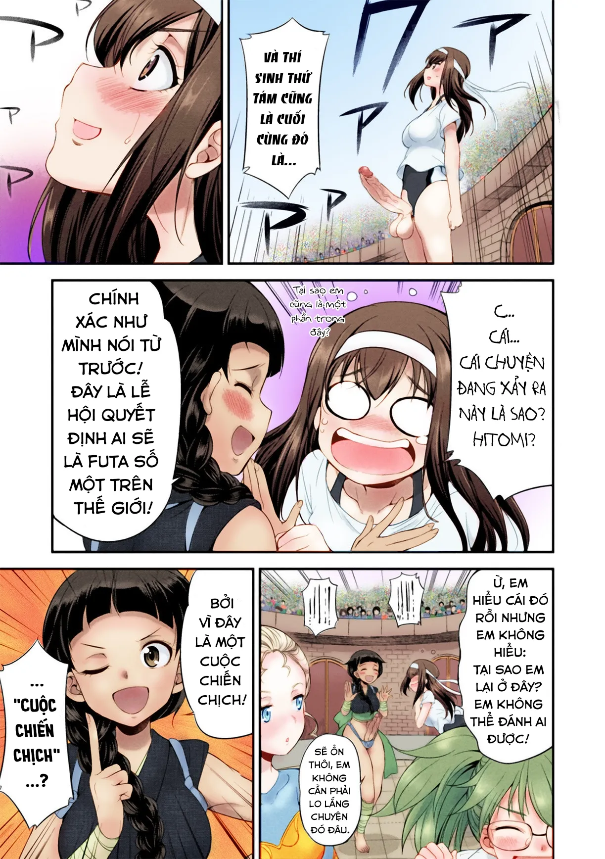 HentaiVN.net - Ảnh 20 - Đại chiến Futa~Nữ hoàng dương vật [Futanarijima ~The Queen of Penis~] - Chap 1