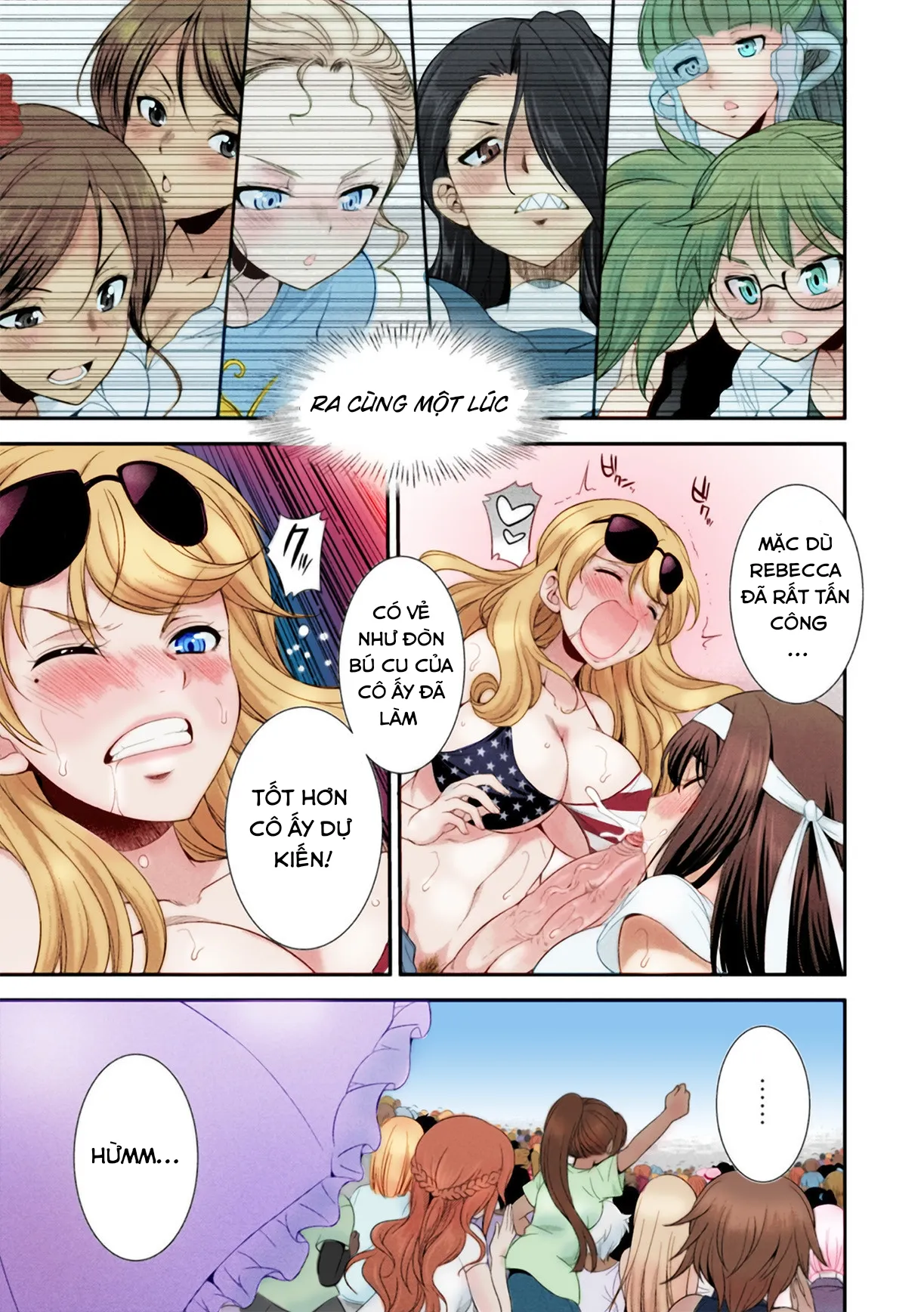 HentaiVN.net - Ảnh 31 - Đại chiến Futa~Nữ hoàng dương vật [Futanarijima ~The Queen of Penis~] - Chap 1