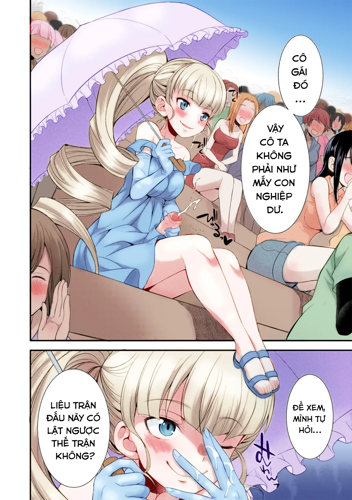 HentaiVN.net - Ảnh 32 - Đại chiến Futa~Nữ hoàng dương vật [Futanarijima ~The Queen of Penis~] - Chap 1